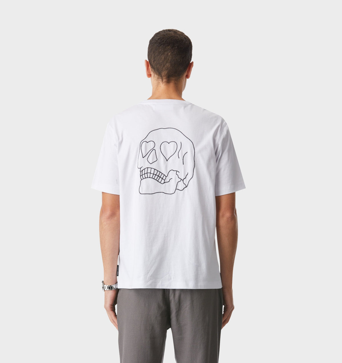 Chainstitch Jeremy Tee - White