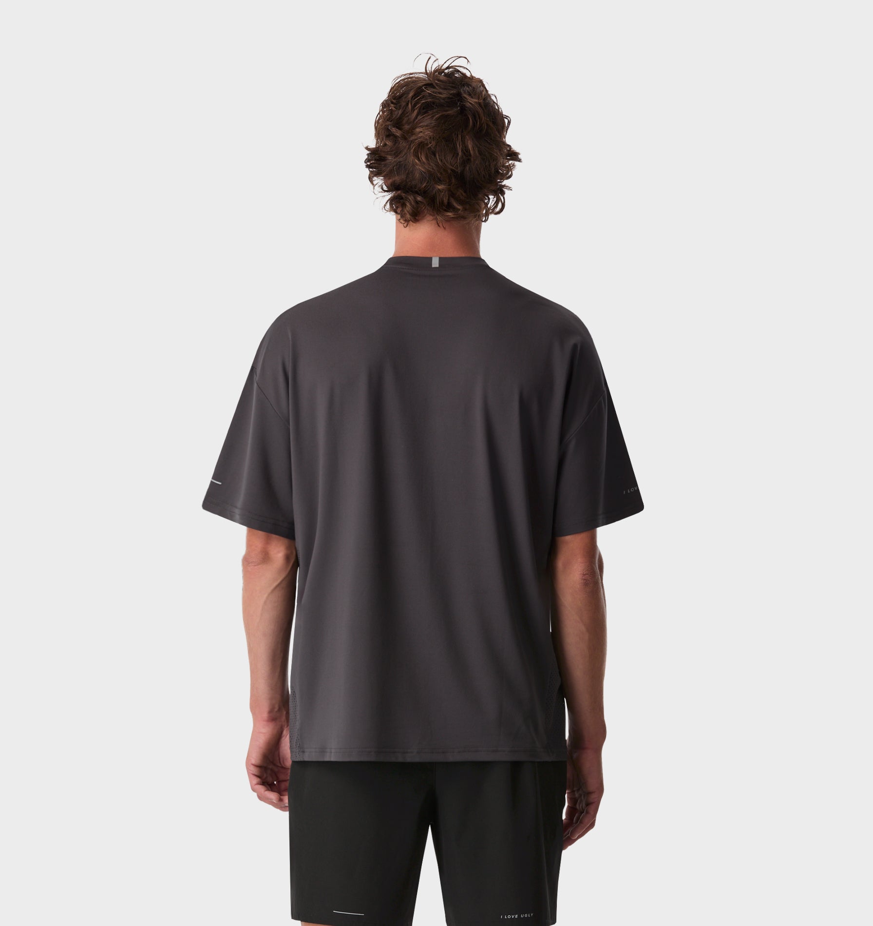 Active Box Tee - Charcoal
