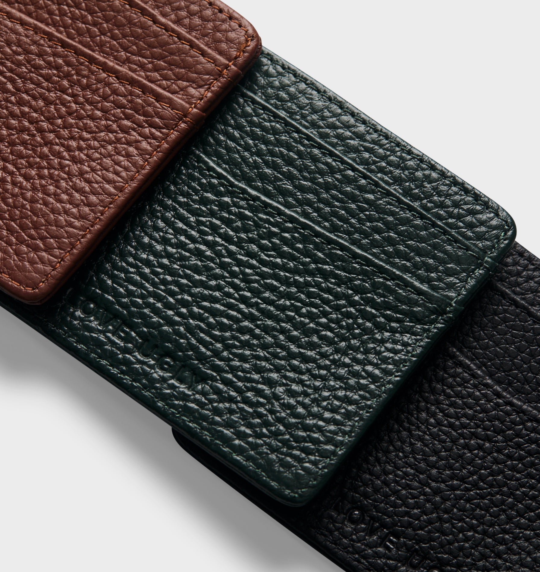 Kingsley Leather Card holder - Black