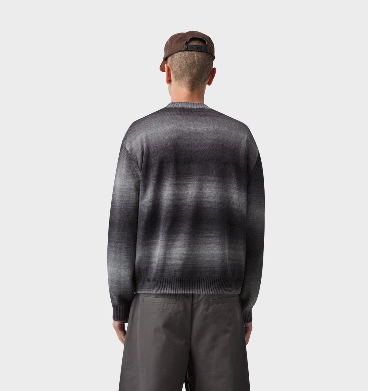 Lightweight Crop Knit Sweater - Gradient