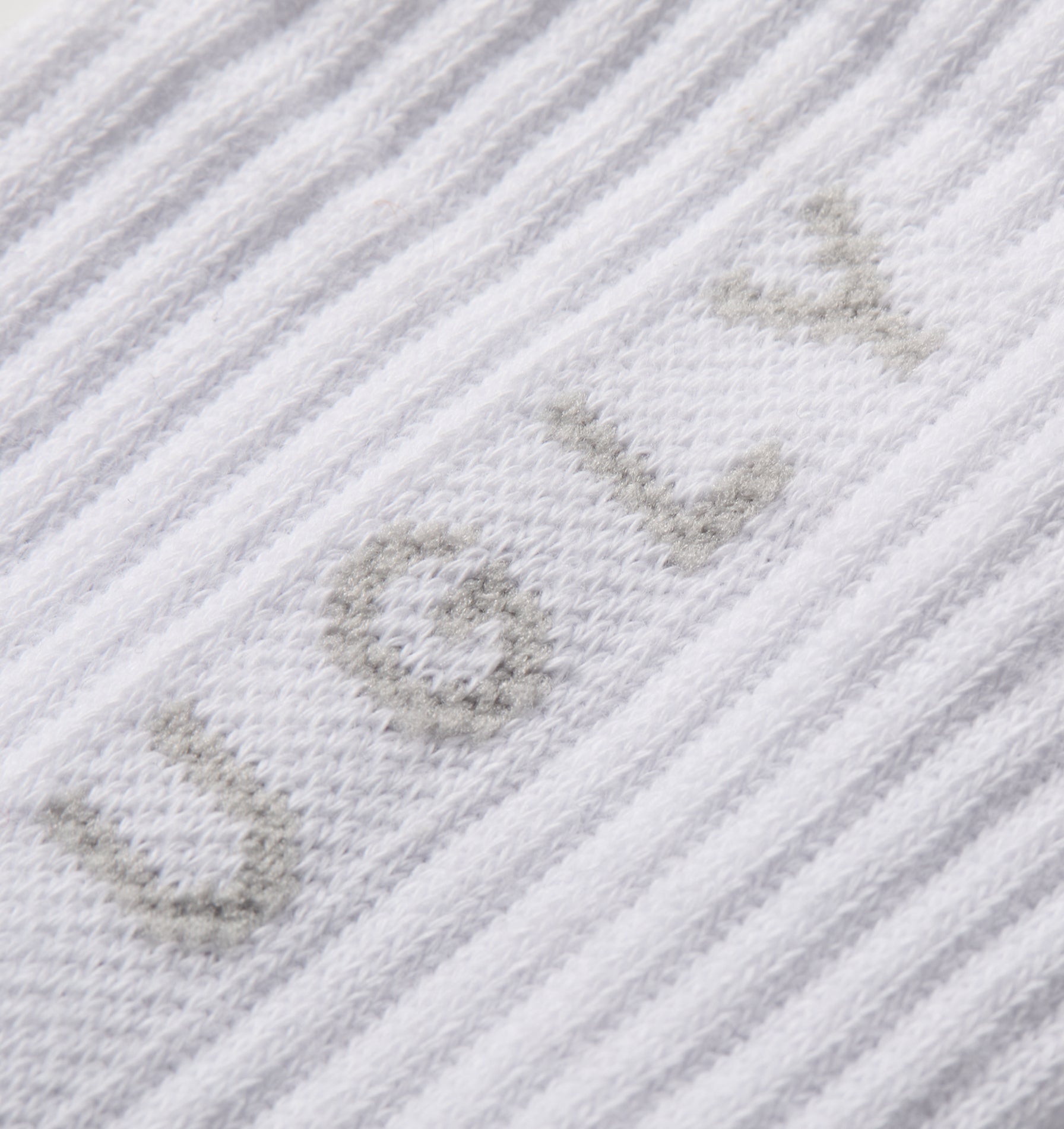 Big Logo Basic Sock - White