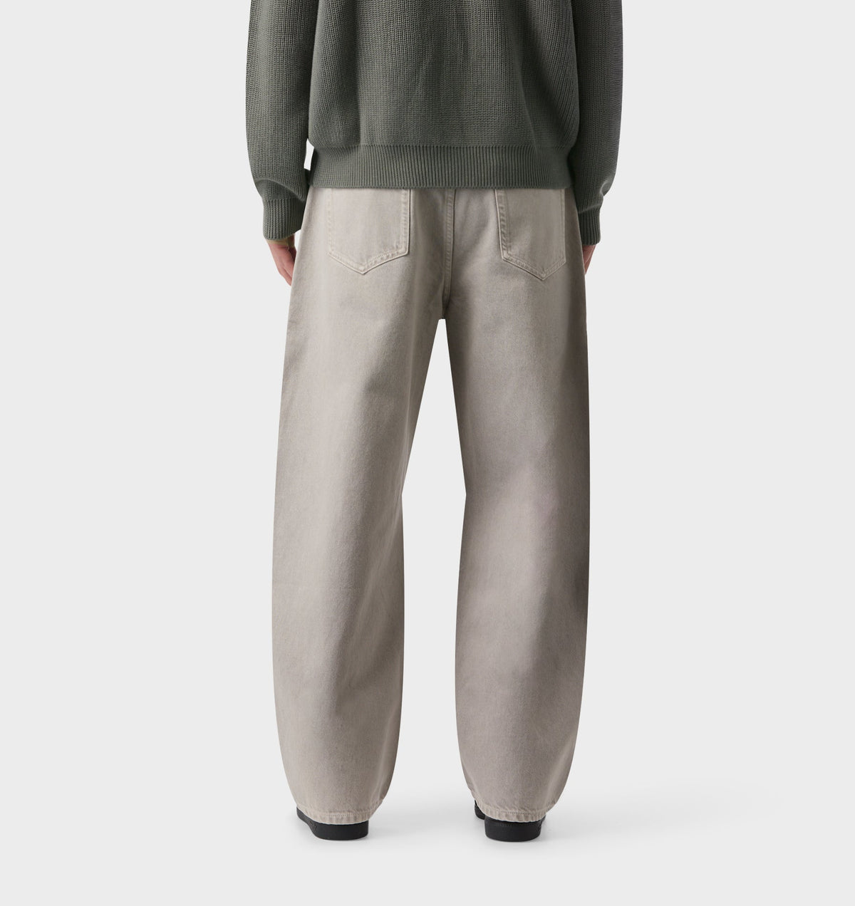 Barrel Leg Denim - Parchment