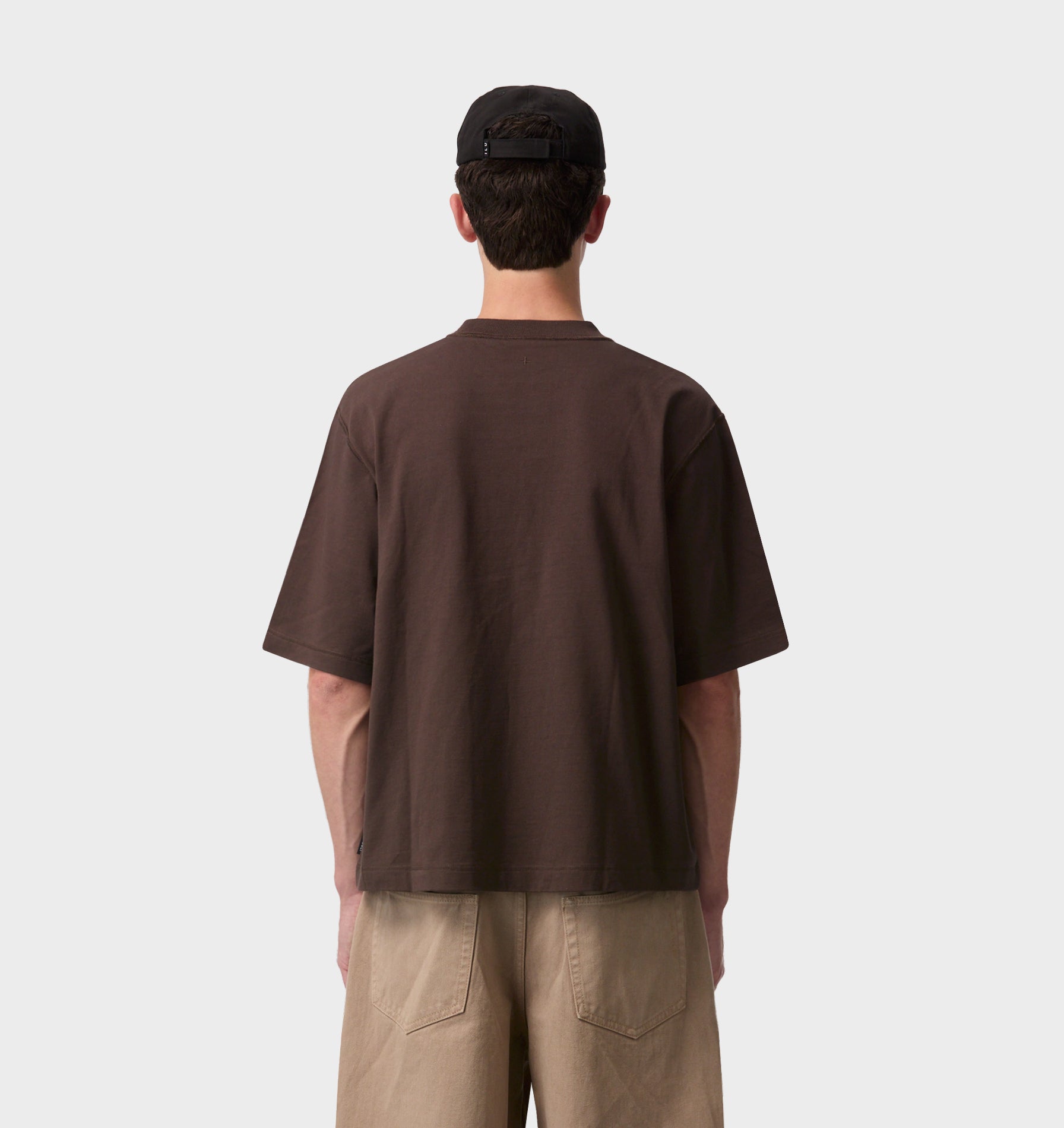 Crop Box Tee - Espresso