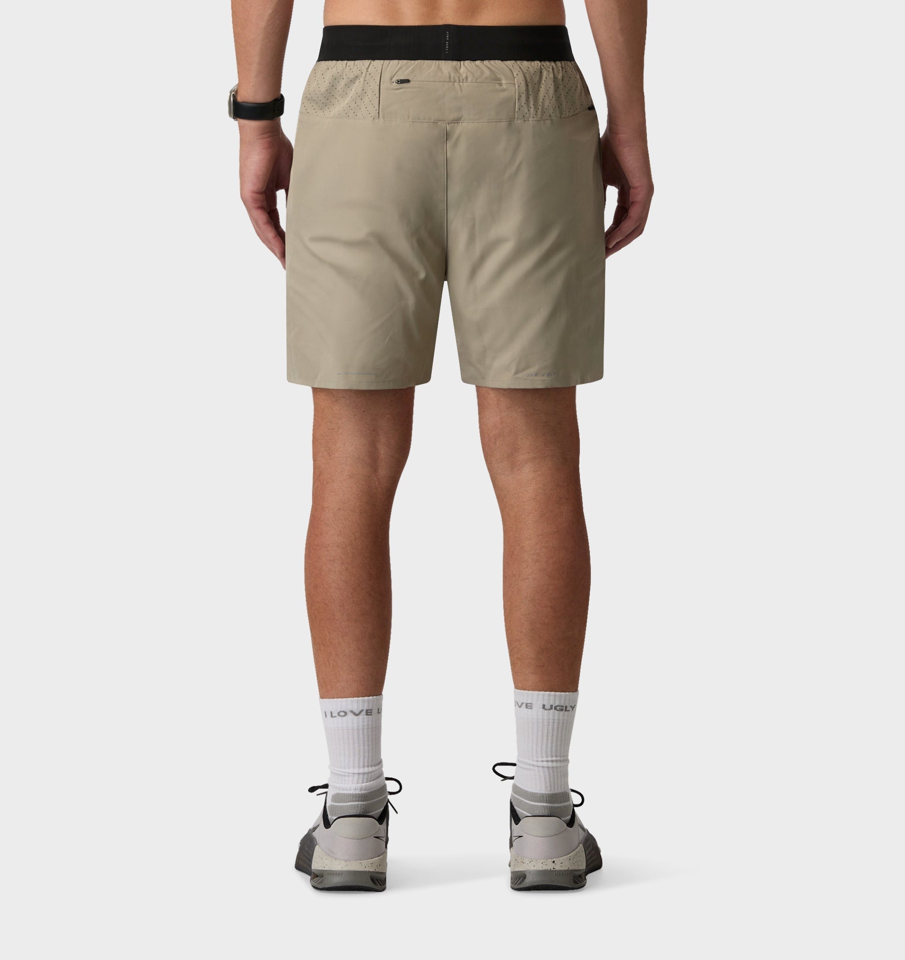 Active 5 Inch Short - Taupe