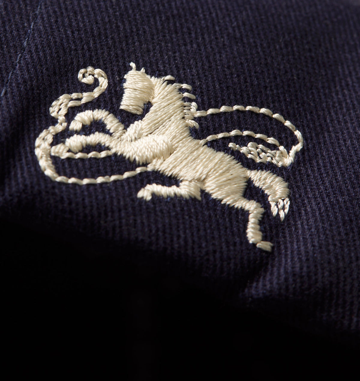 Lennox Monogram Cap - Navy