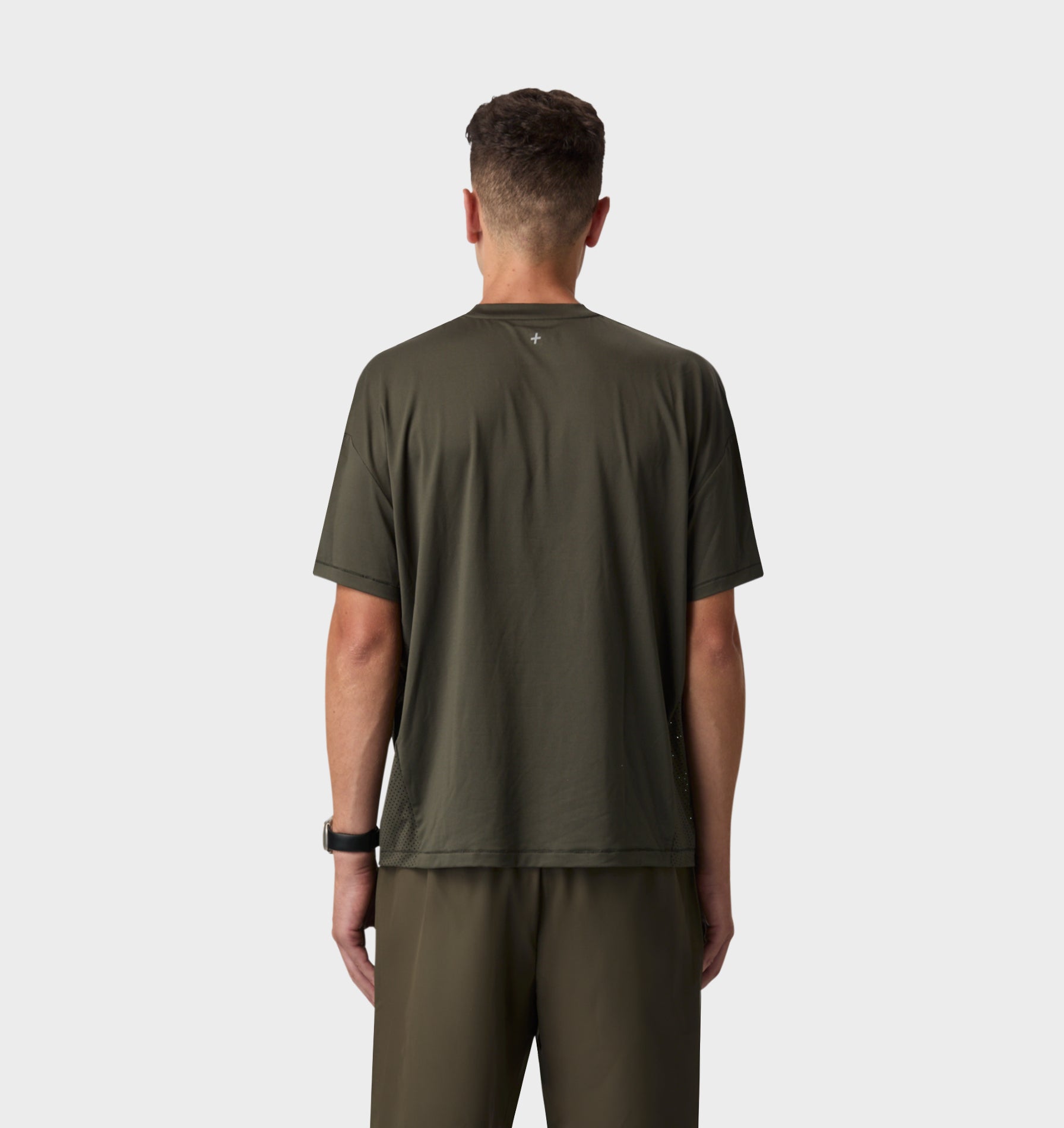 Active Crop Tee - Olive