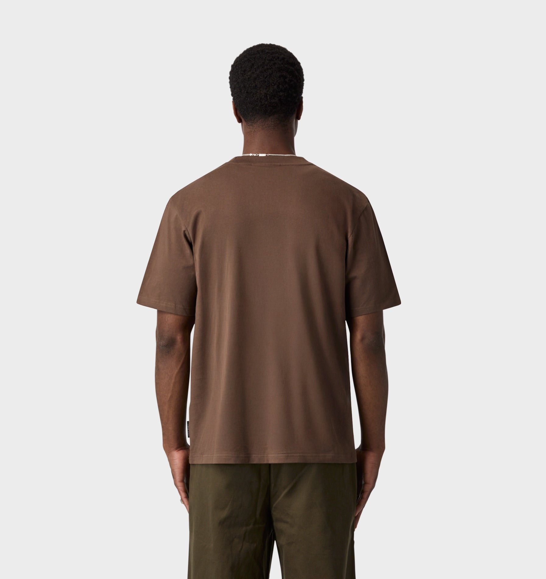 Uniform Logo Tee - Fossil Brown
