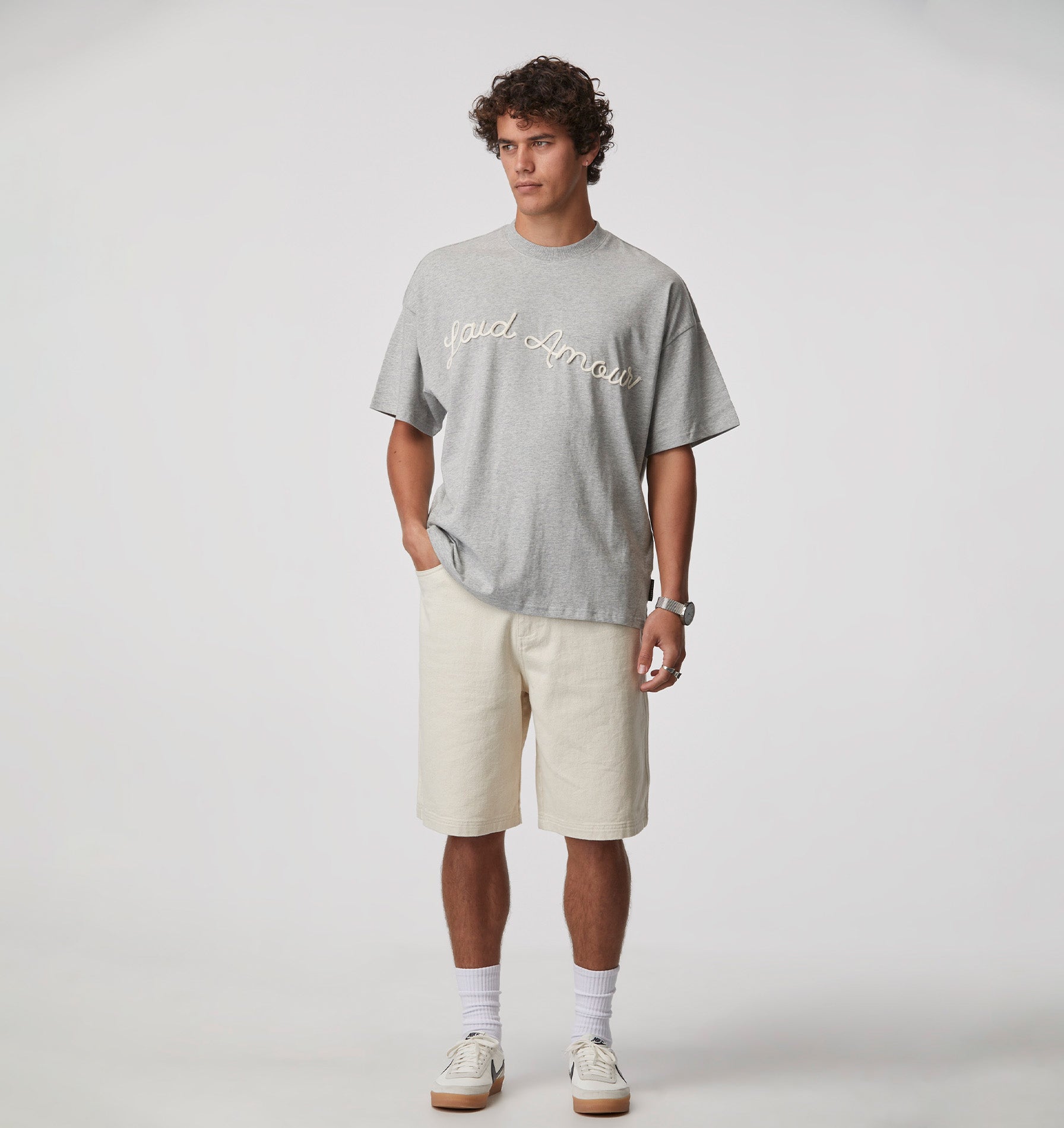Rope Box Tee - Vintage Grey