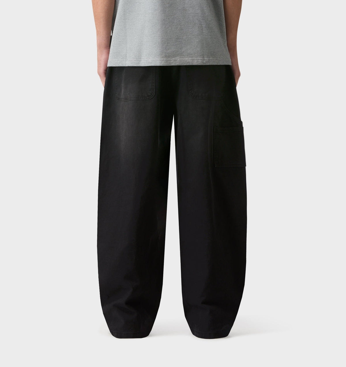 Balloon Double Knee Pant - Vintage Black