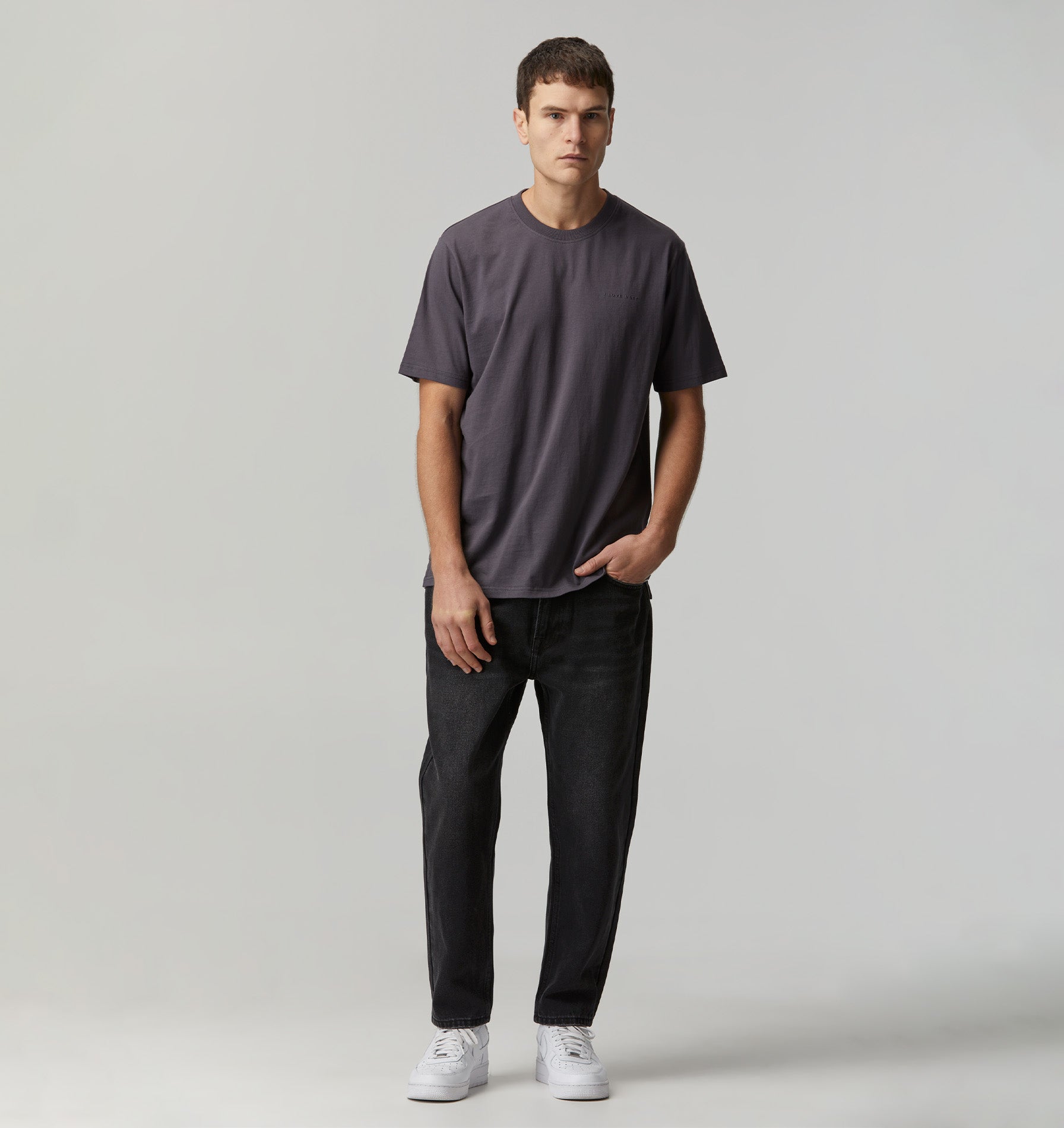 Heavy Chester Tee - Slate Blue