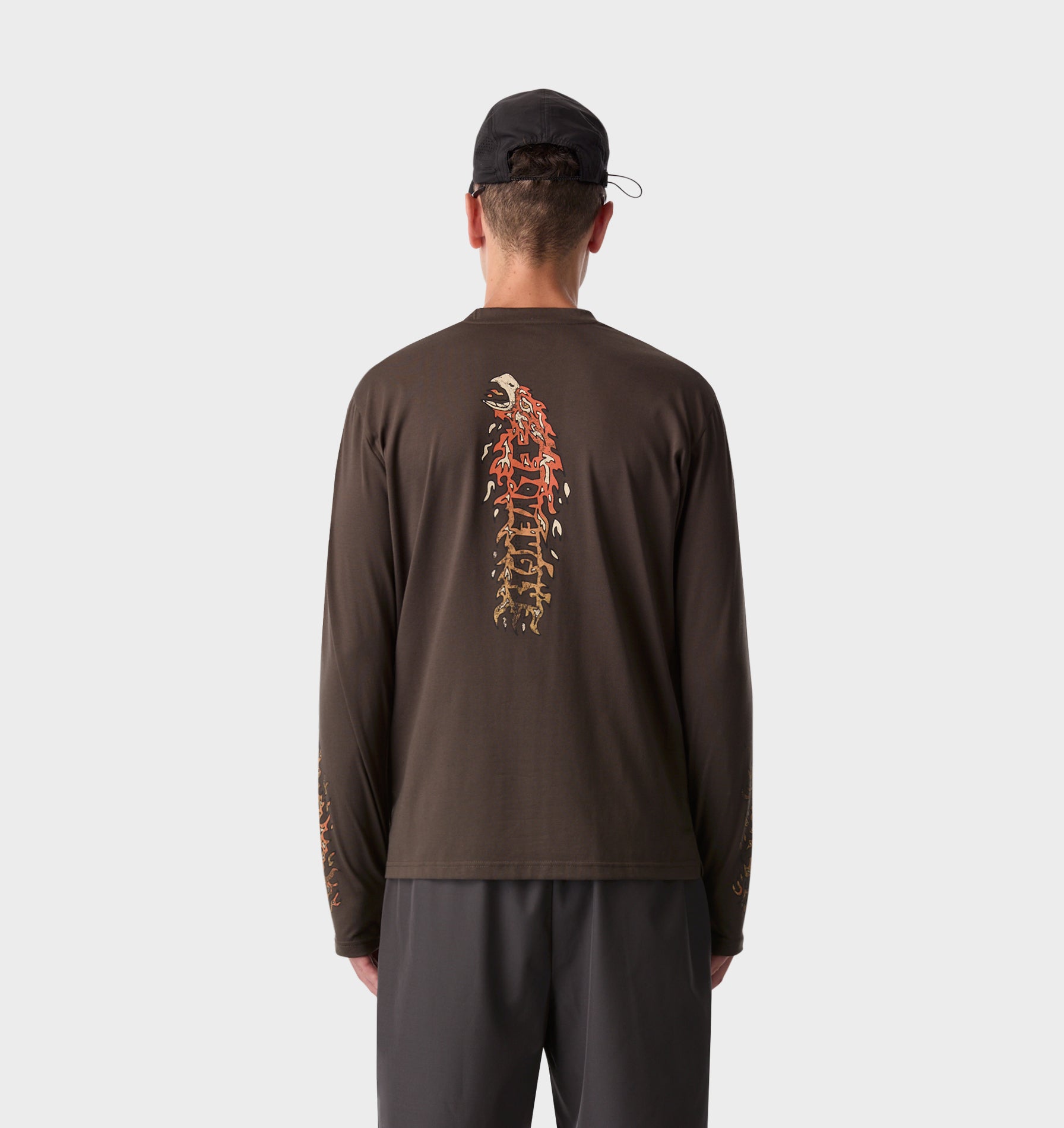 Firebird Active LS Top - Washed Espresso