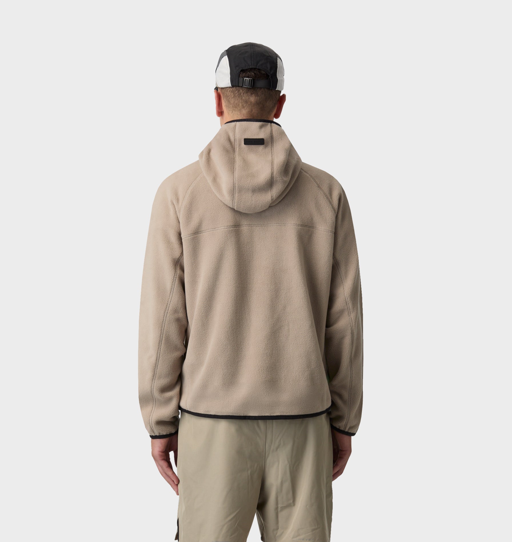 Active Hooded Fleece - Taupe
