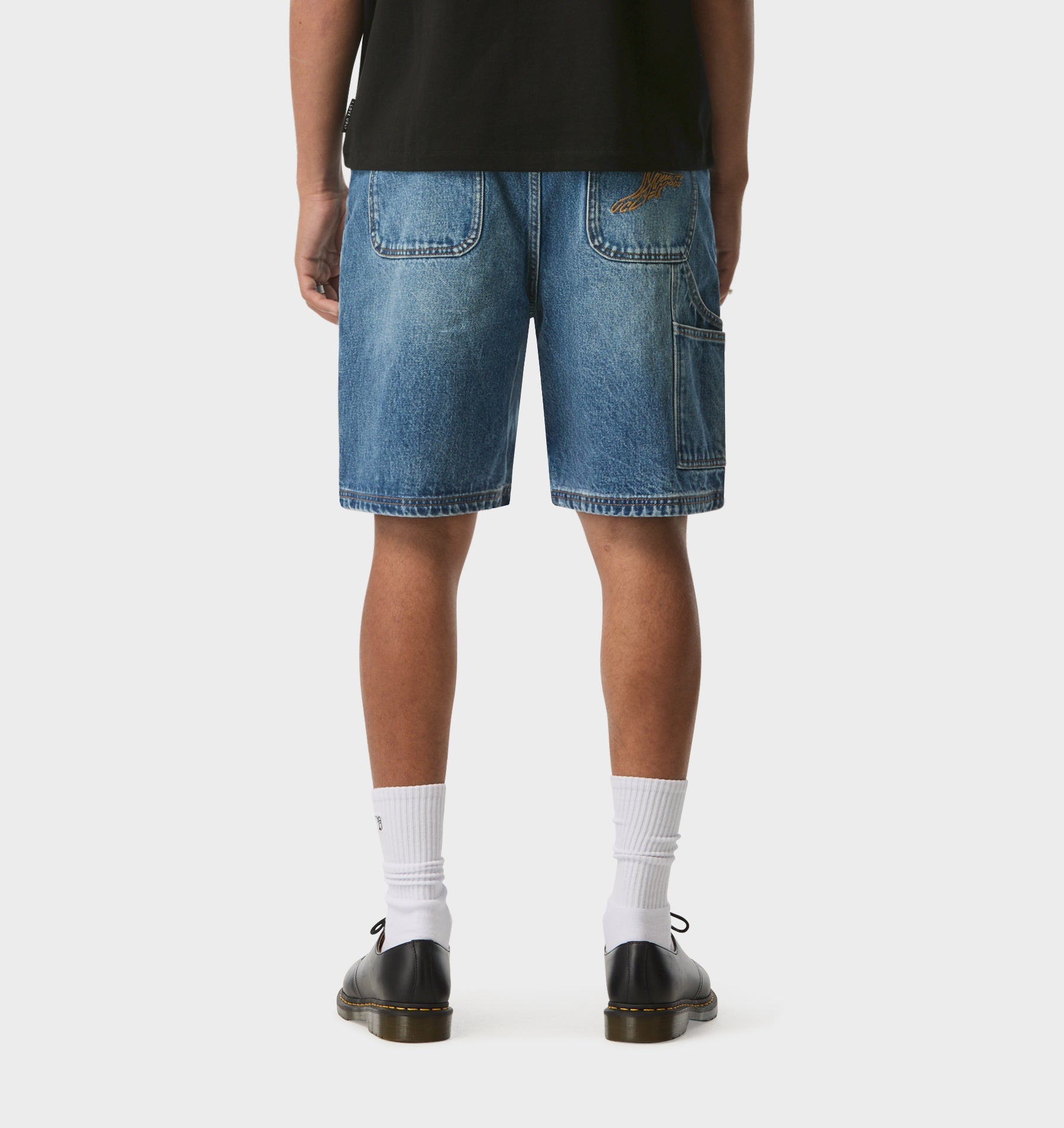 Clean Carpenter Short - Washed Indigo