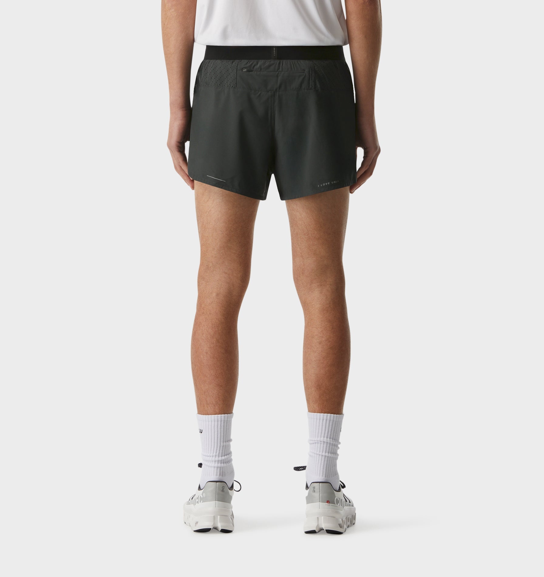 Active 3 Inch Split Short - Charcoal