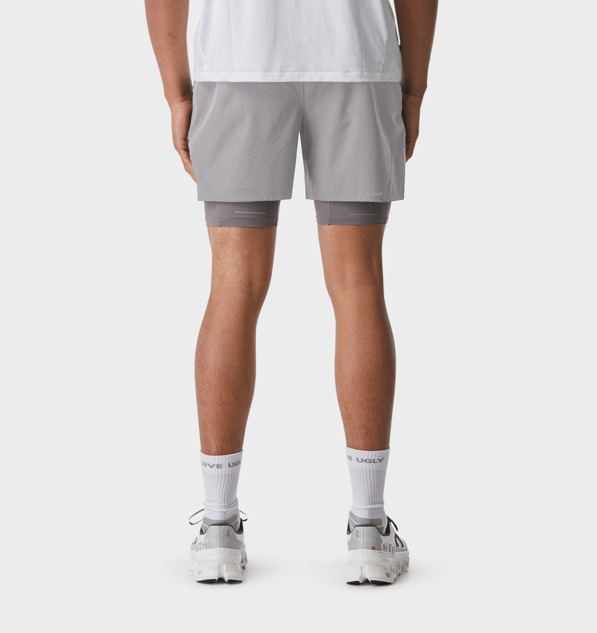 Active 5 Inch Short - Light Grey