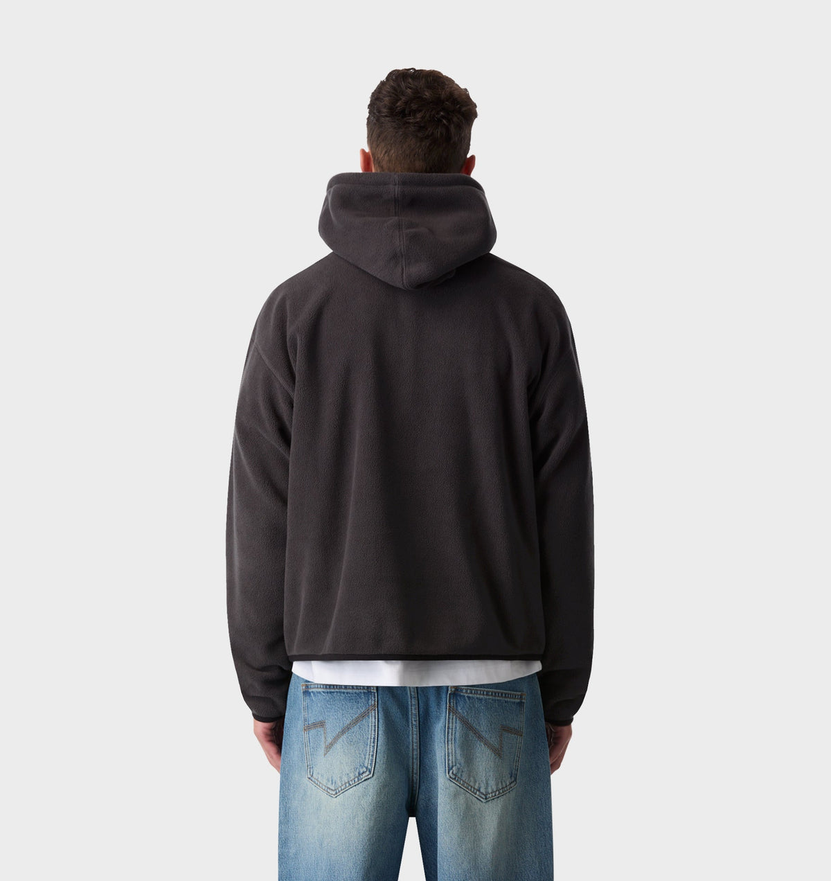 Polar Fleece Hood - Charcoal