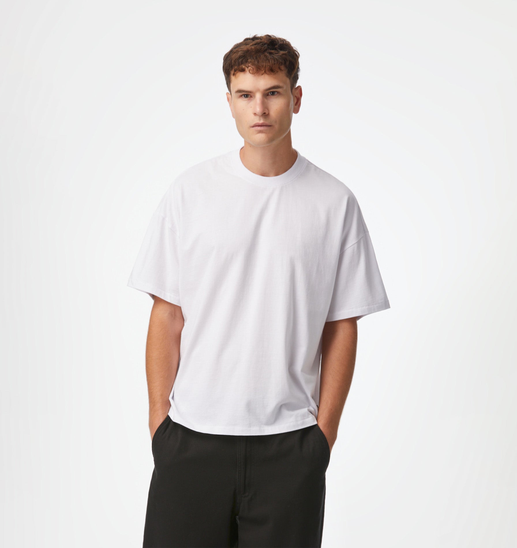 Lewi Crop Tee - White