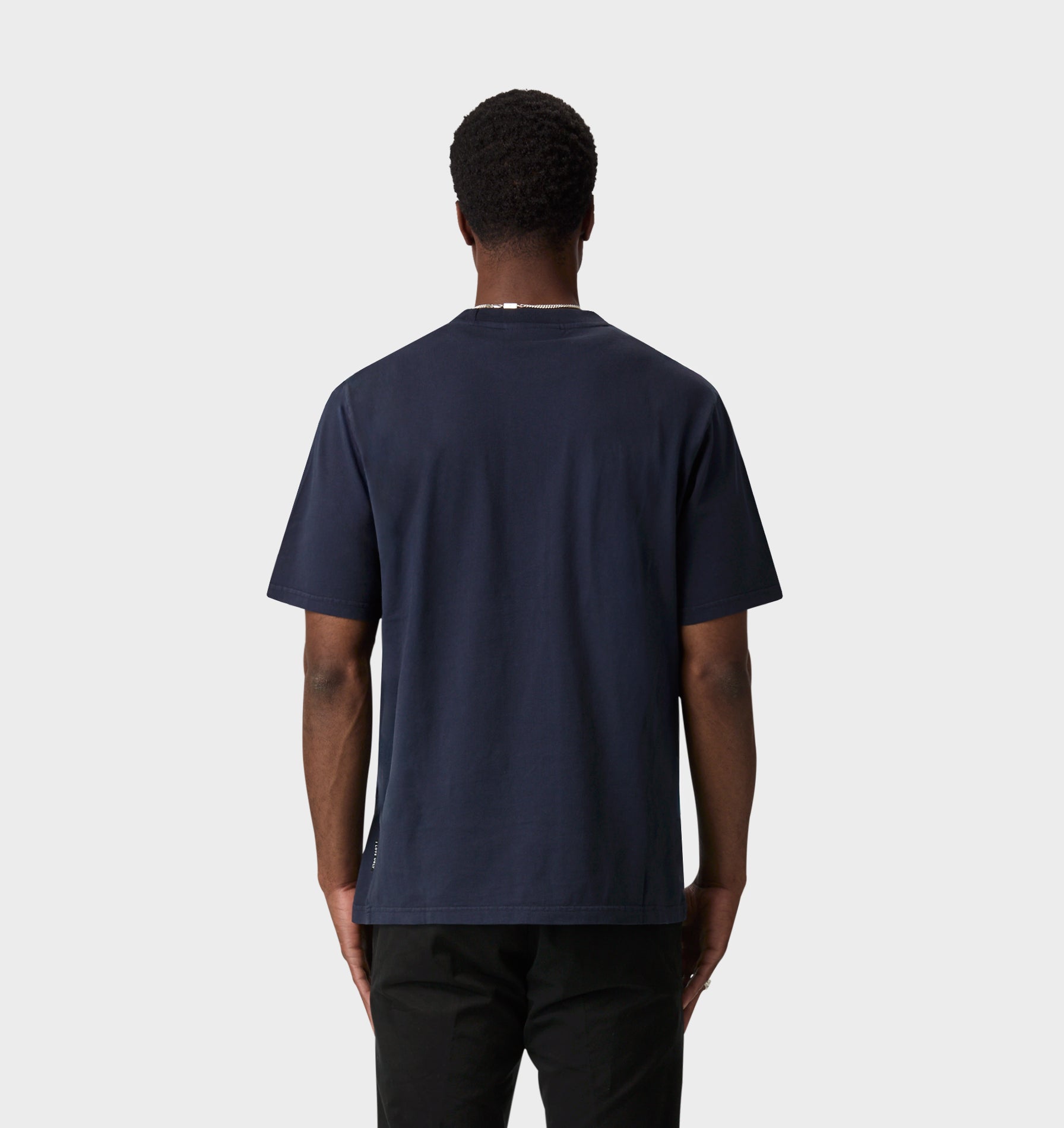 Uniform Logo Tee - Washed Navy
