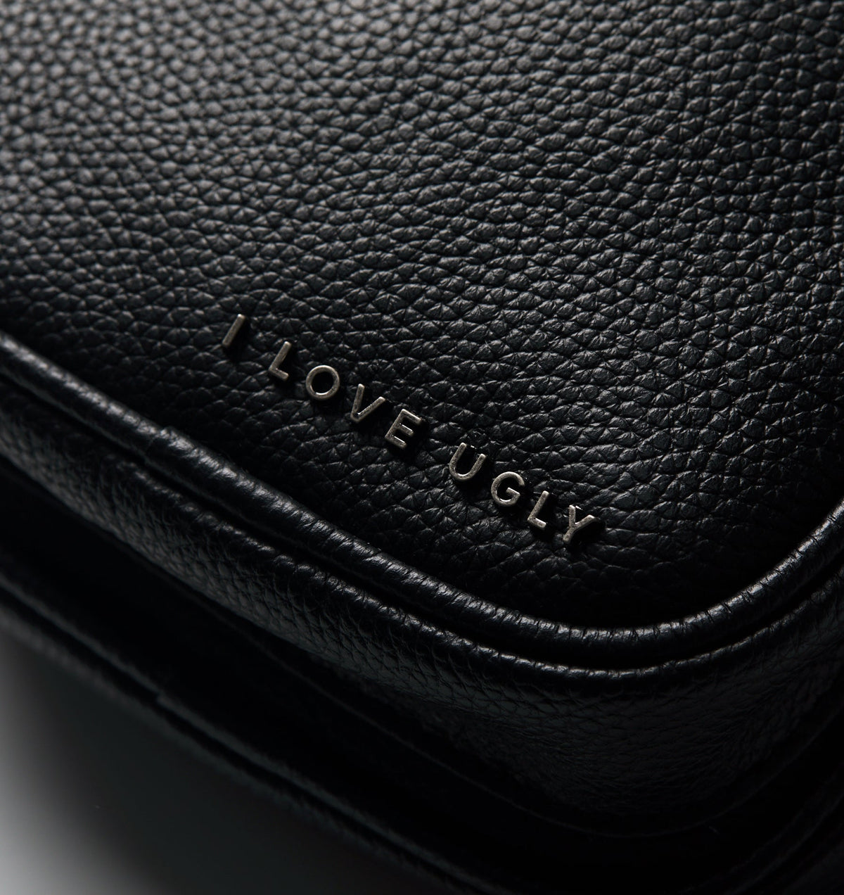 Aziel Leather Sling Bag - Black