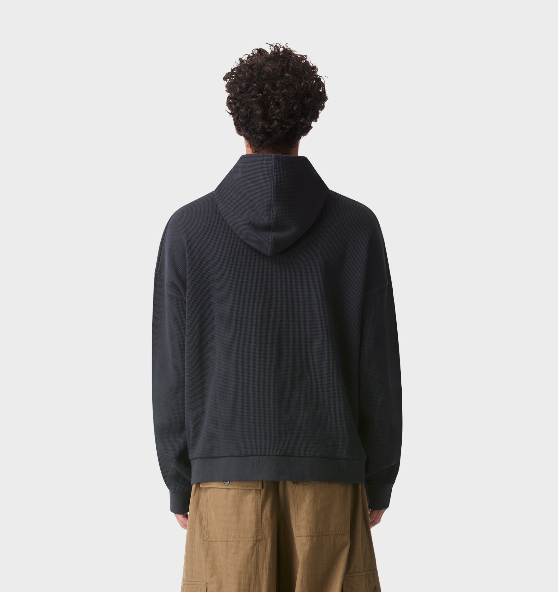 Waffle Oversized Hood - Midnight Navy