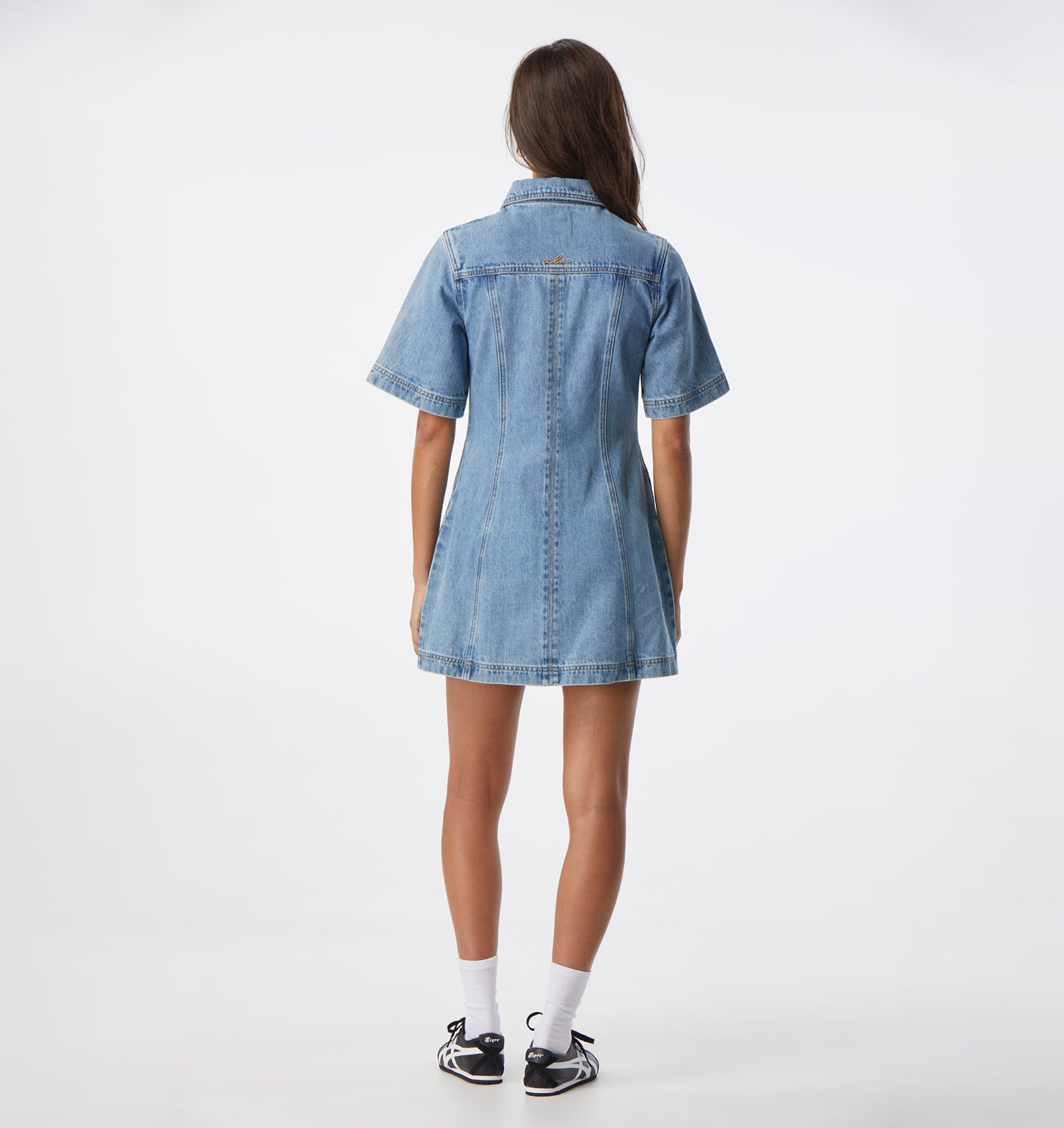 Lula Denim Dress - Washed Vintage Blue