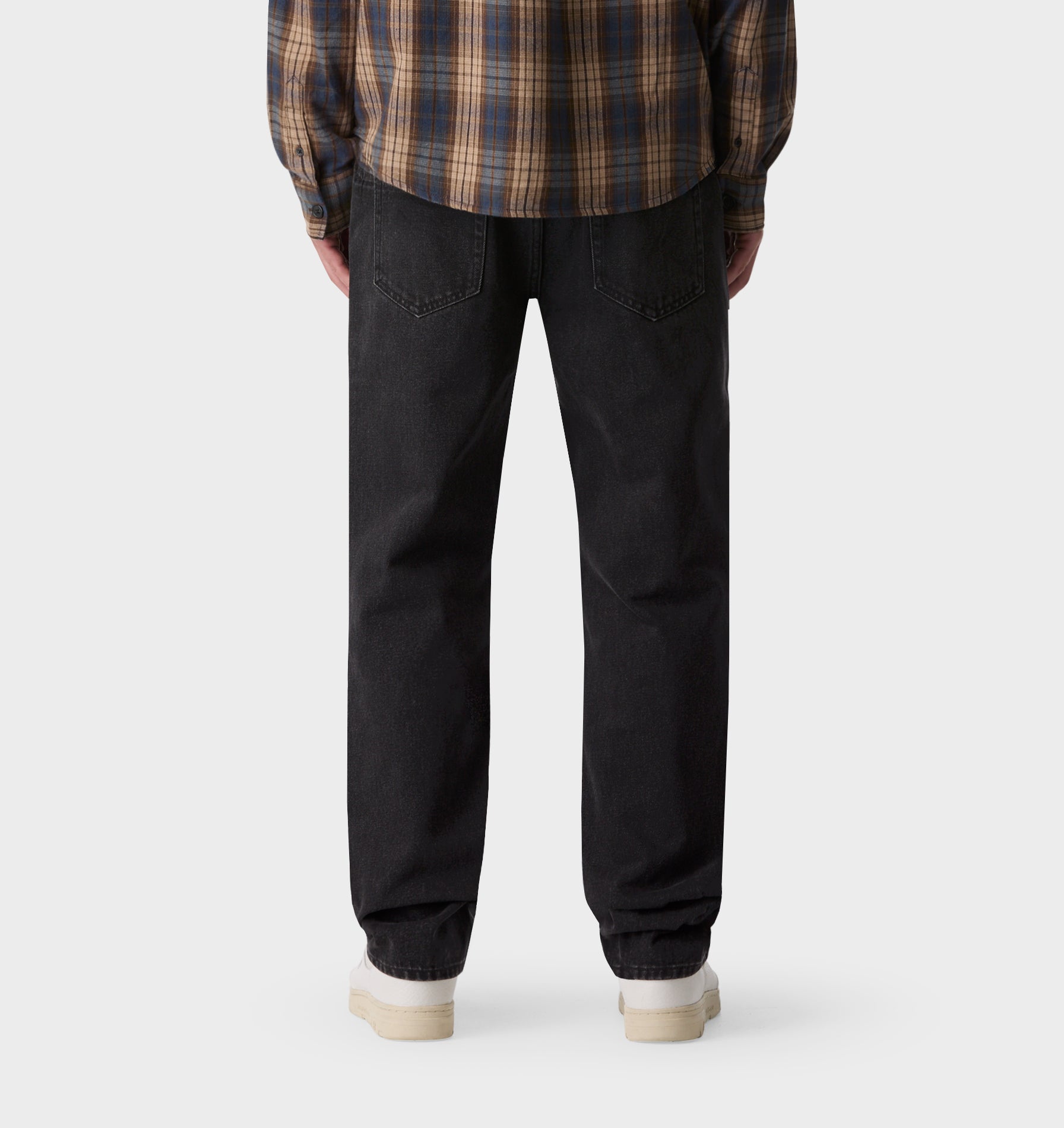 Tobi Straight Denim - Washed Black