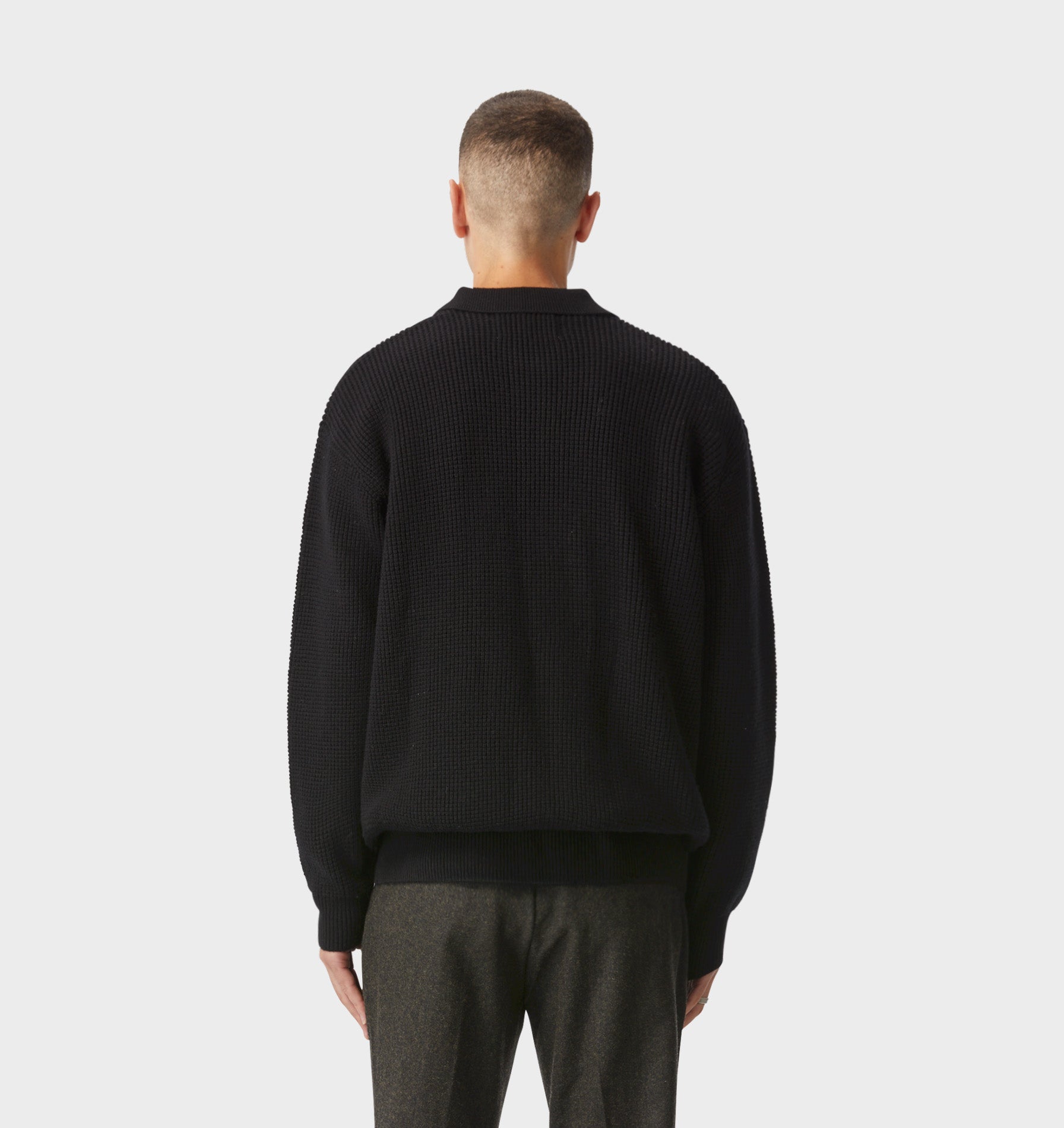 Mario Knit Sweater - Black