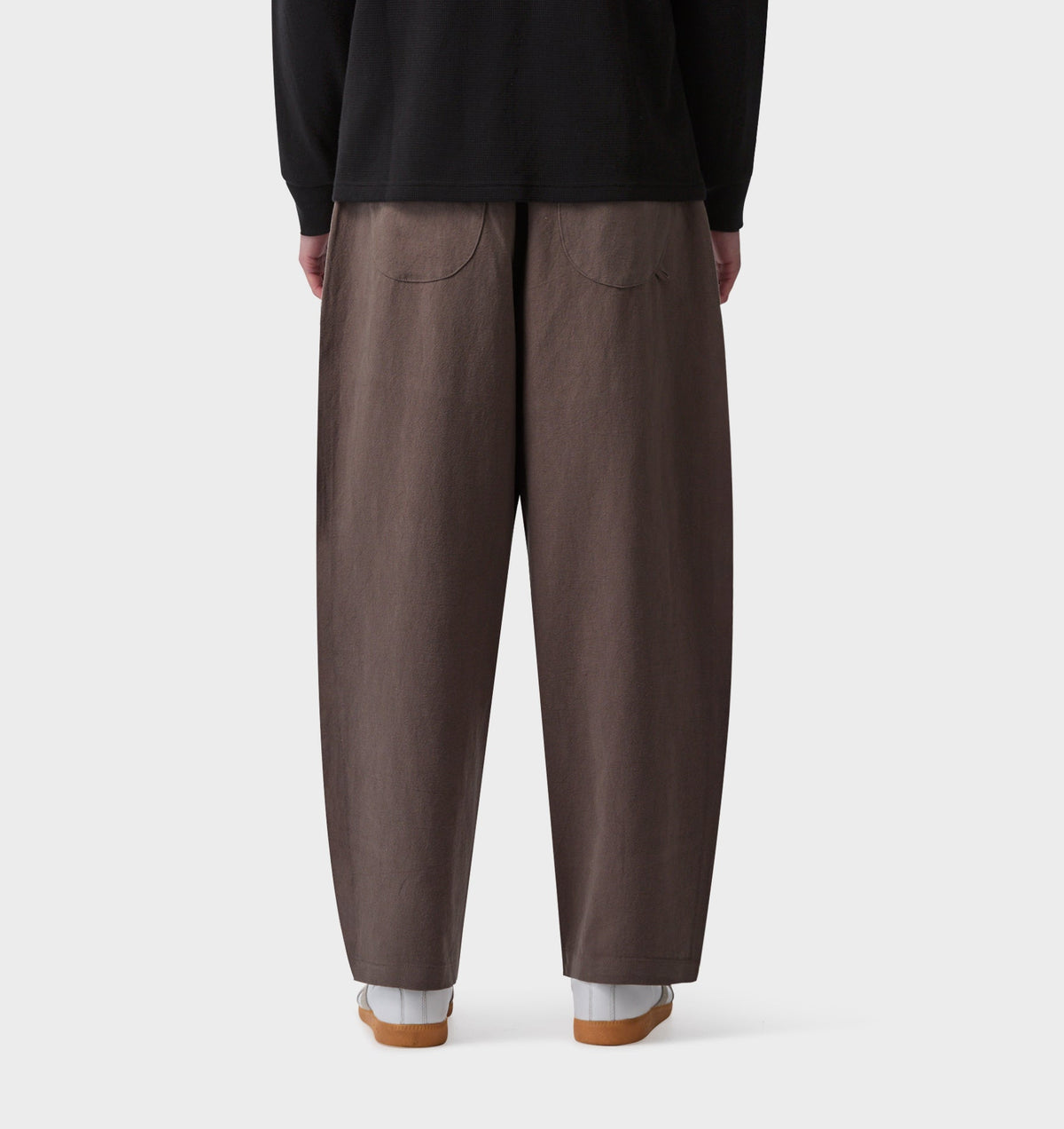 Linen Stirling Relaxed Pant - Mushroom