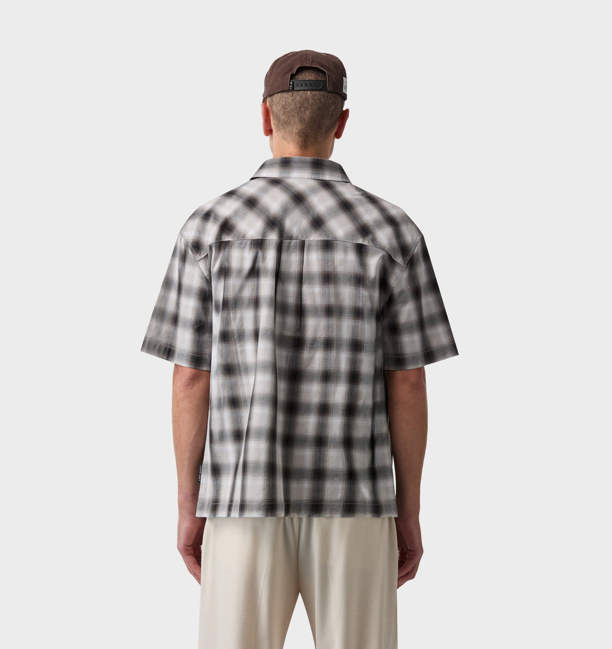 Arlo SS Shirt - Black/White Check