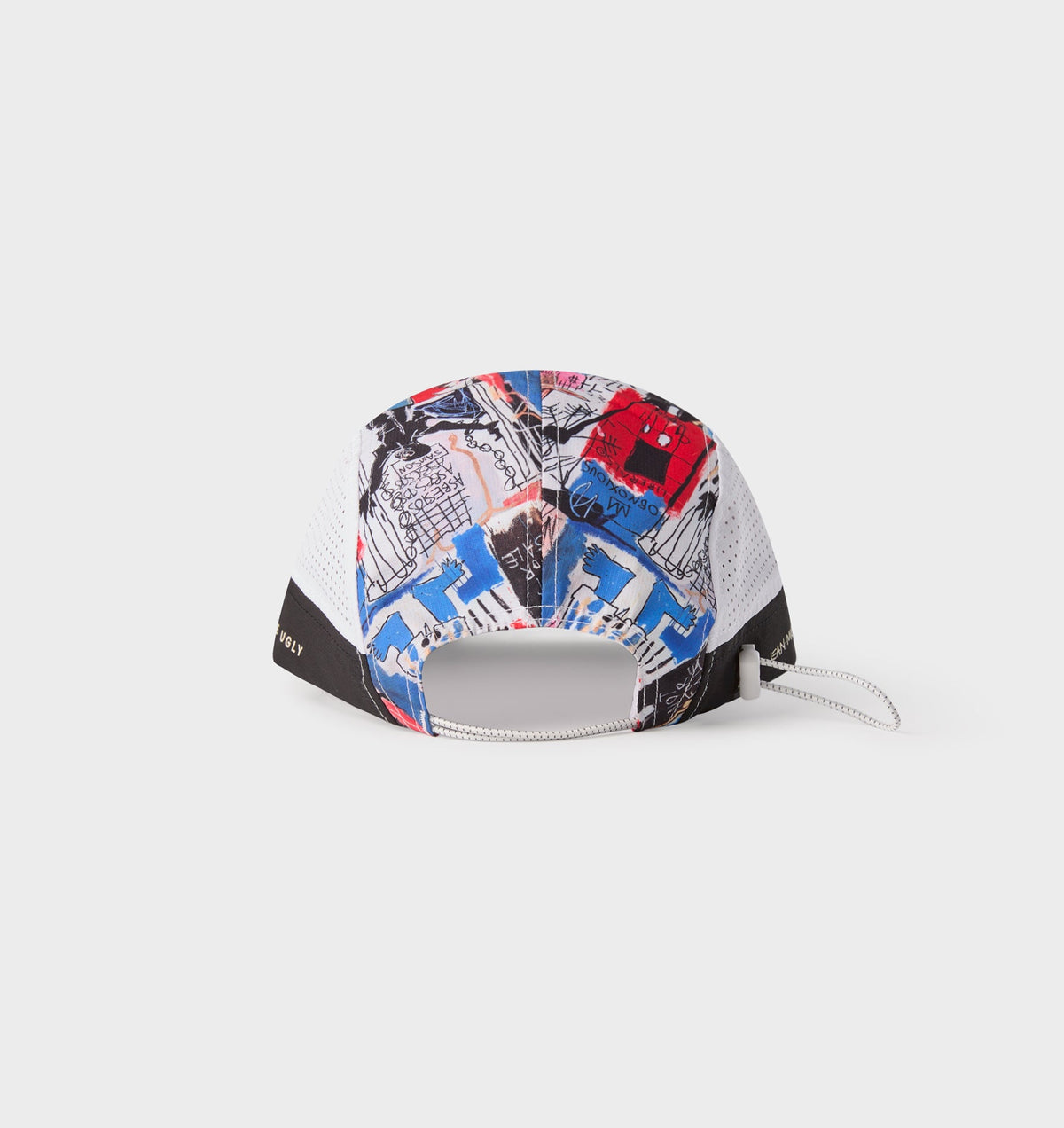 Basquiat Obnoxious Active 5 Panel Cap - Blue / Red