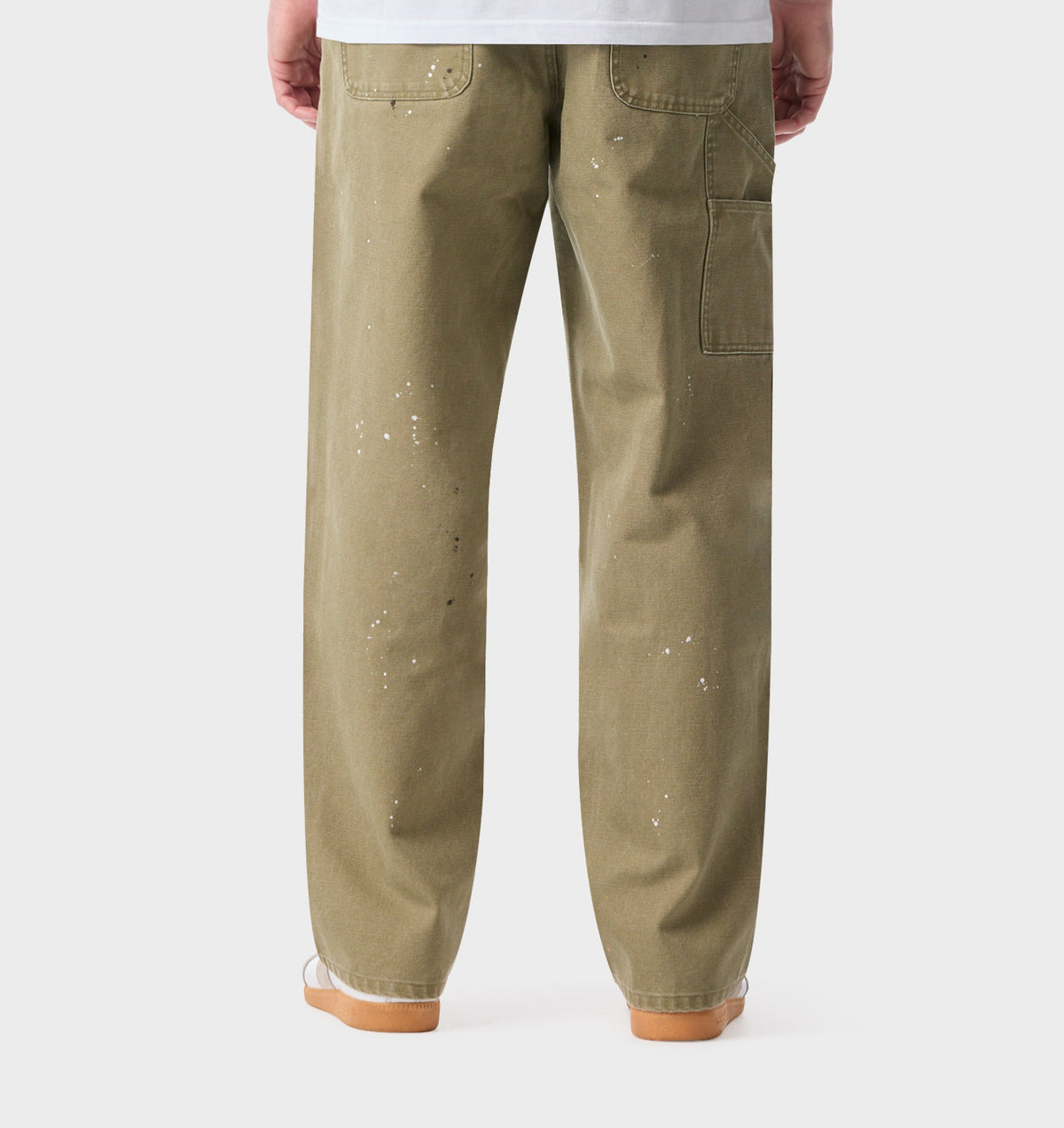 Basquiat Painter Canvas Pant - Faded Green