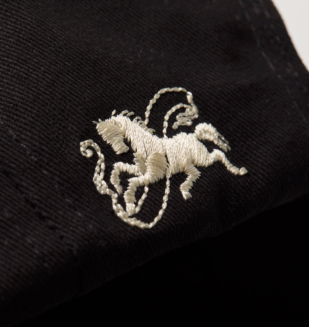 Lennox Monogram Cap - Black