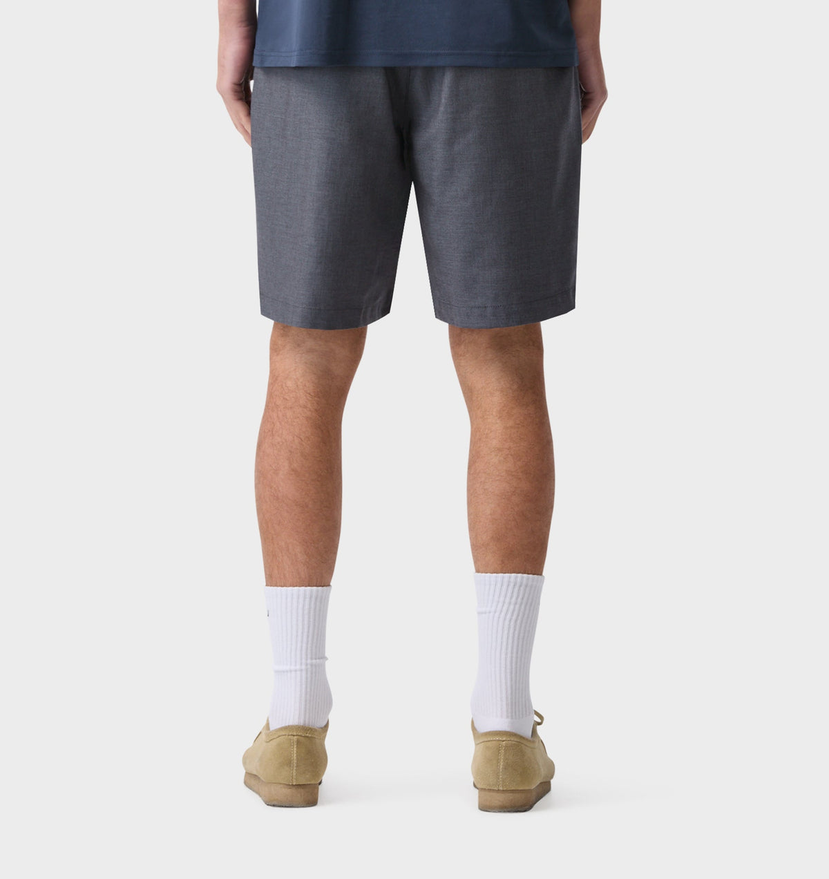 Quincy Pleated Short - Charcoal