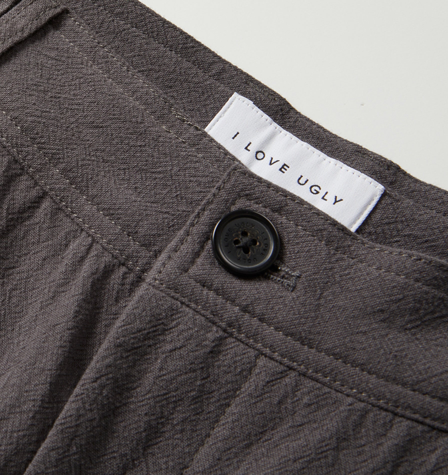 Linen Slim Kobe Pant  - Charcoal