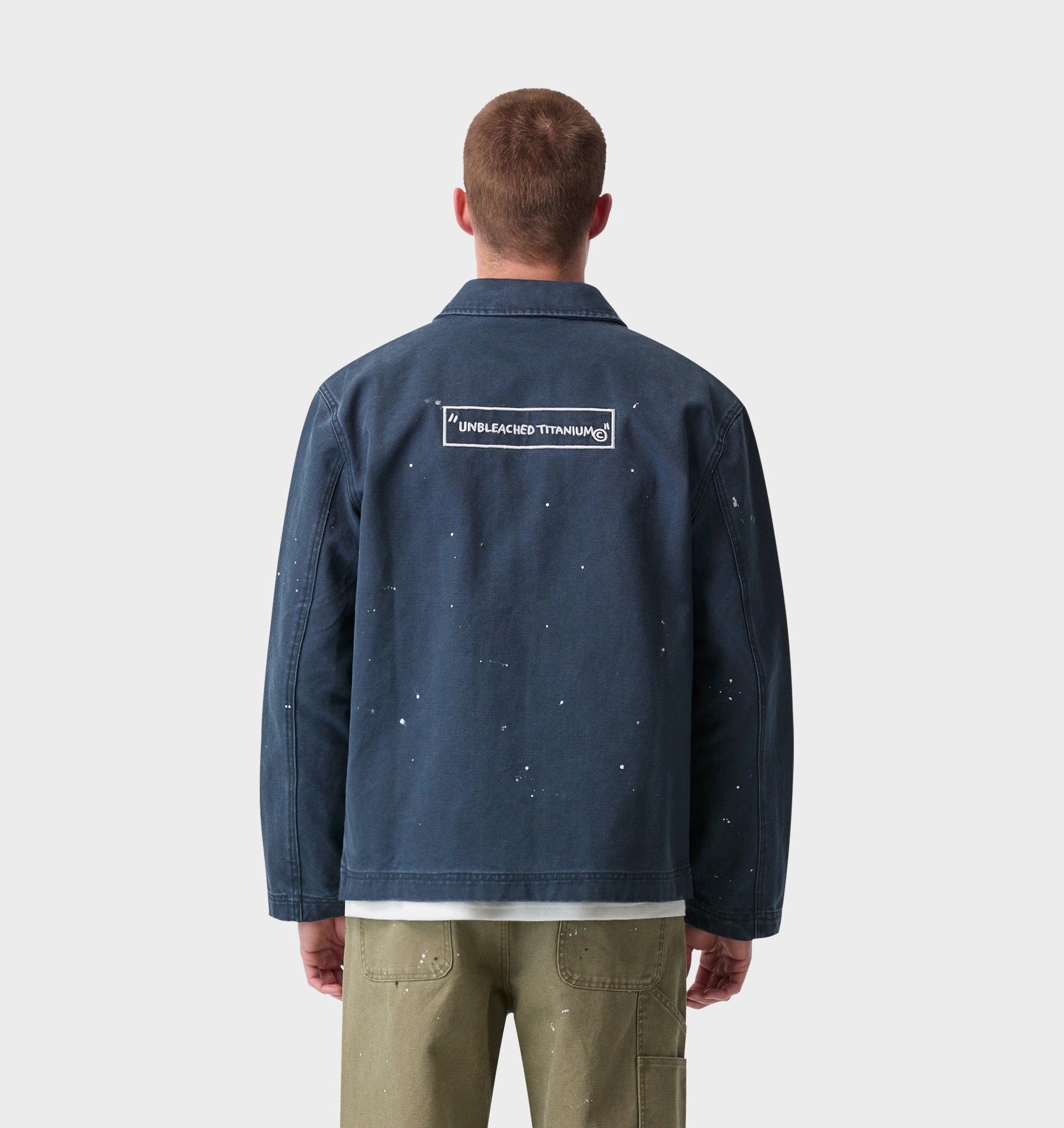 Basquiat Painter Jacket - Steel Blue