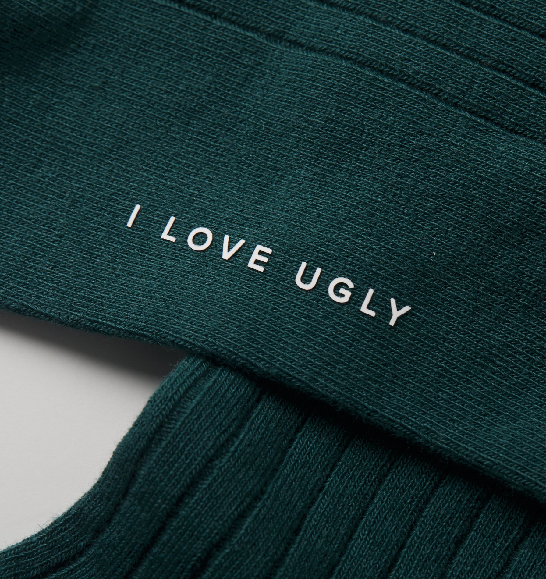 Ribbed Sock - Dark Green