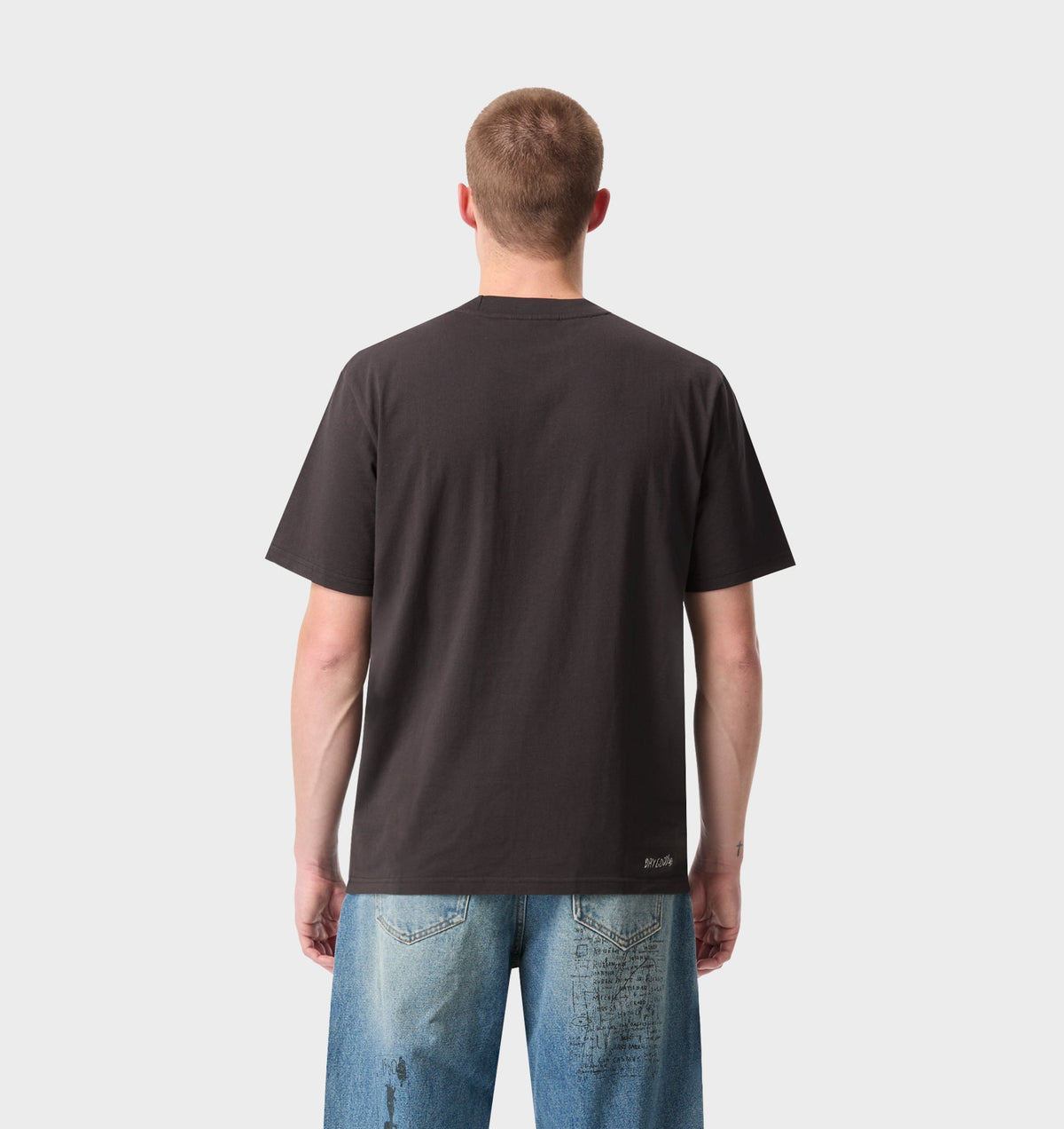 Basquiat Crown Uniform Tee - Charcoal