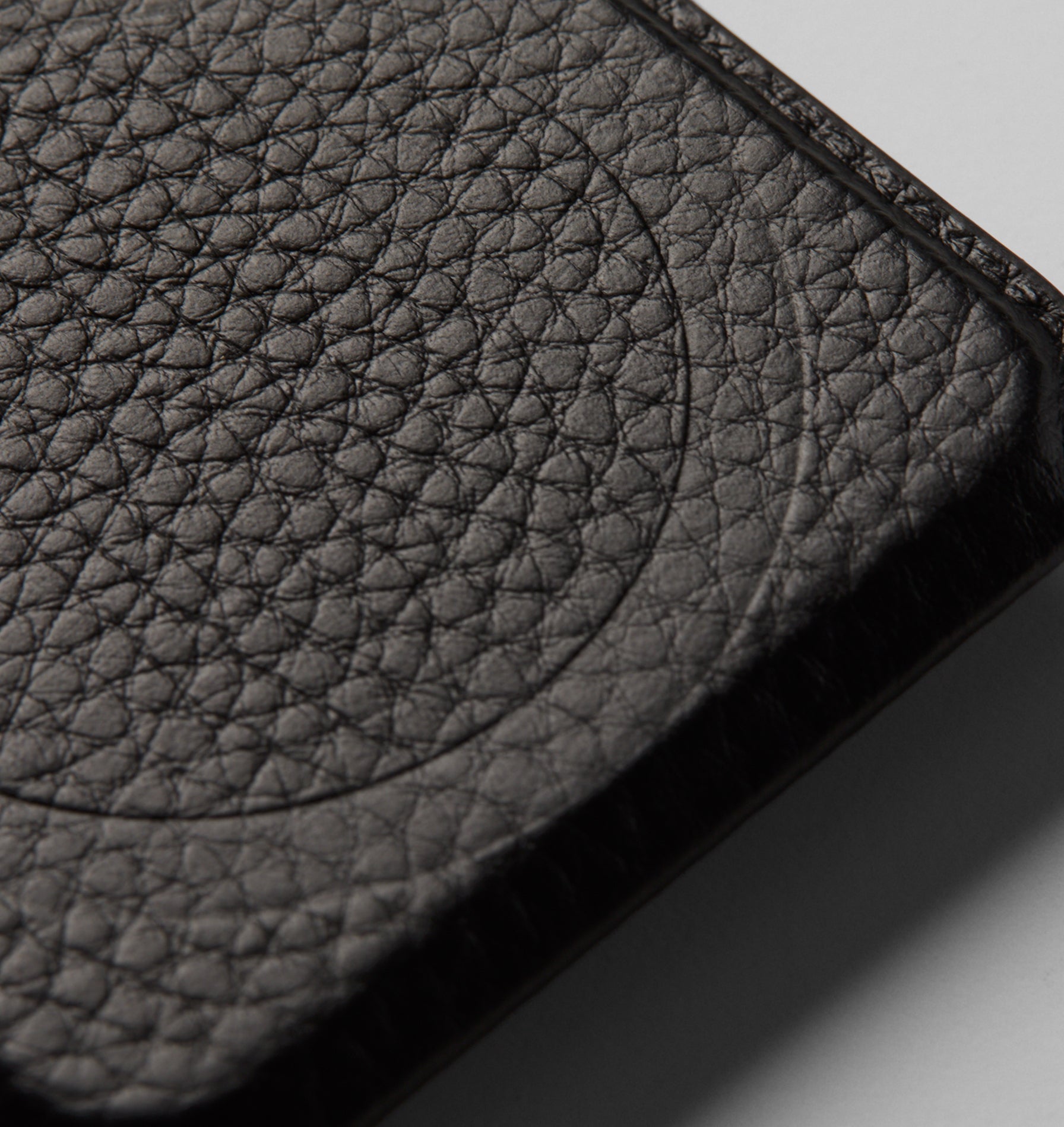 MagSafe Leather Card Holder - Black