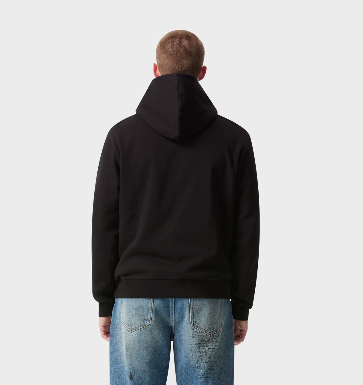 Basquiat Crown Uniform Hood - Black
