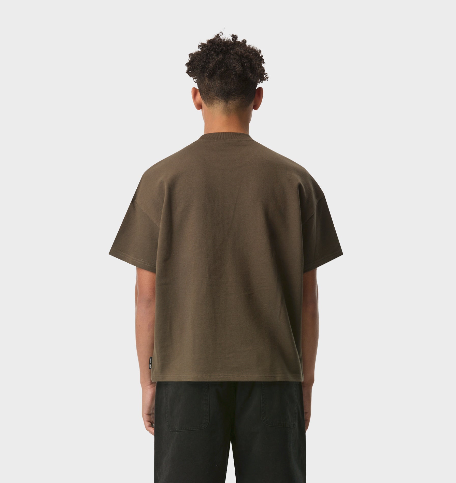 Heavy Lewi Tee - Burnt Olive