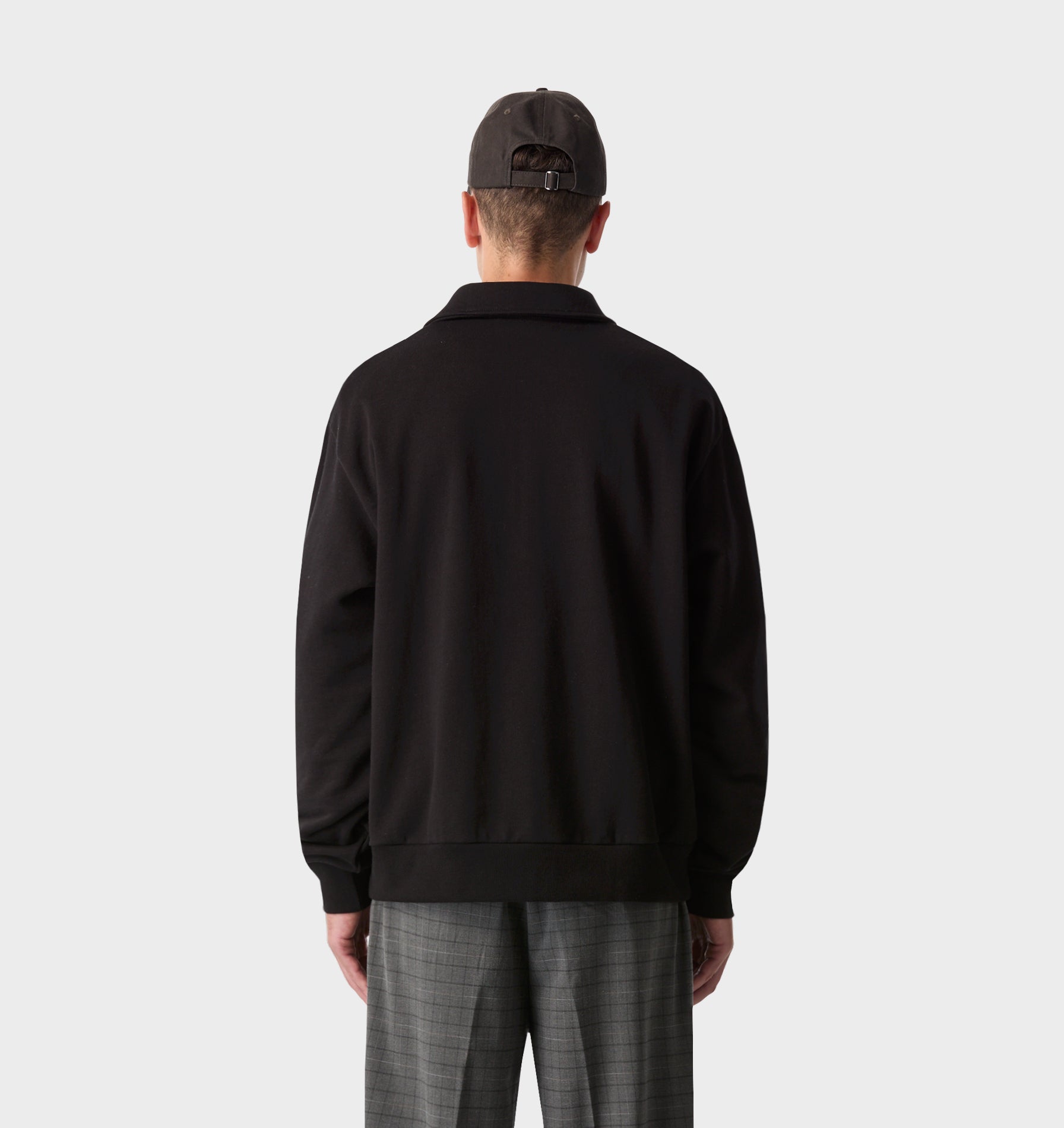 1/2 Zip Pullover - Black