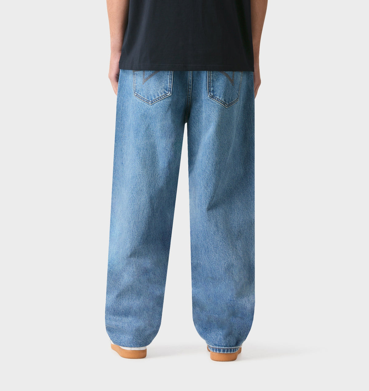 Edgar Wide Denim - Washed Vintage Blue