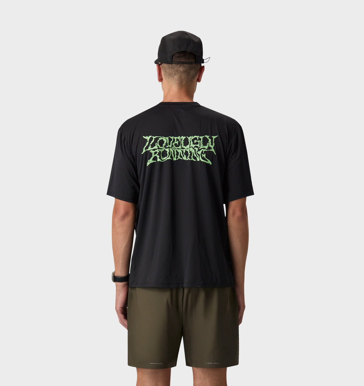 Liquified Active Classic Tee - Black / Lime