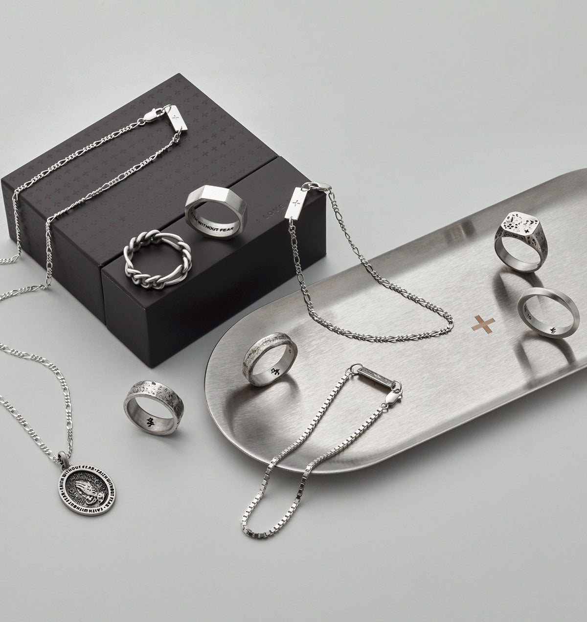 Irregular Linked Bracelet - Silver
