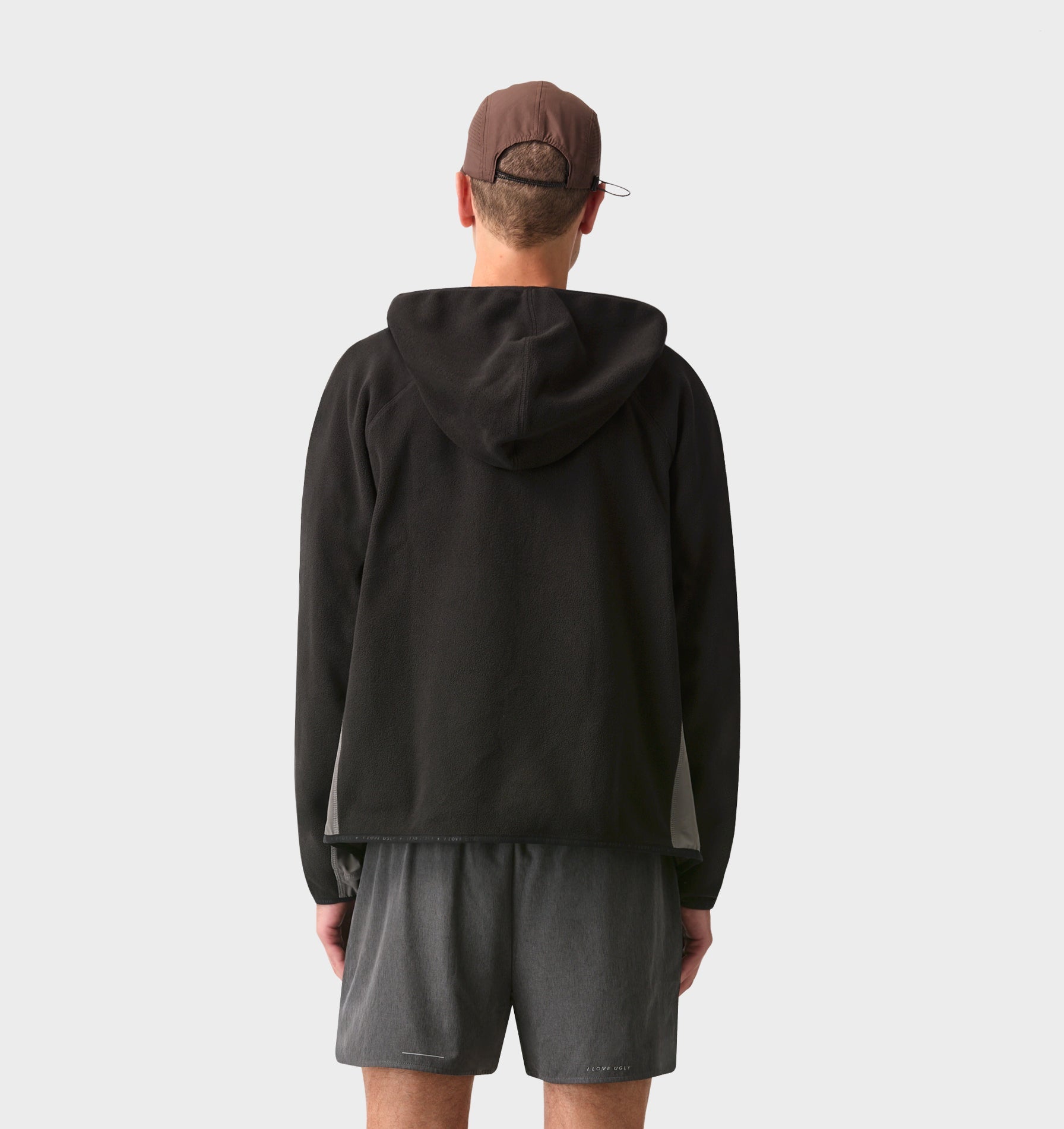 Active Full Zip Fleece - Black / Charcoal