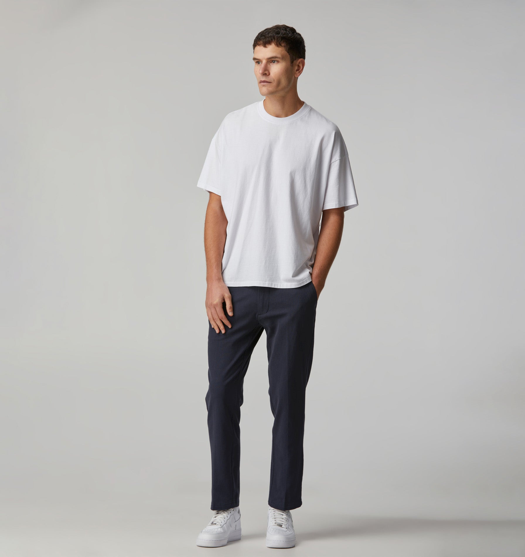 Linen Slim Kobe Pant - Tall - Dark Navy