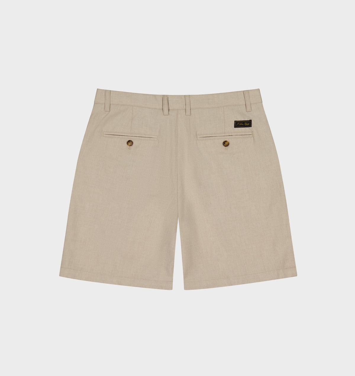 Quincy Pleated Short - Bone