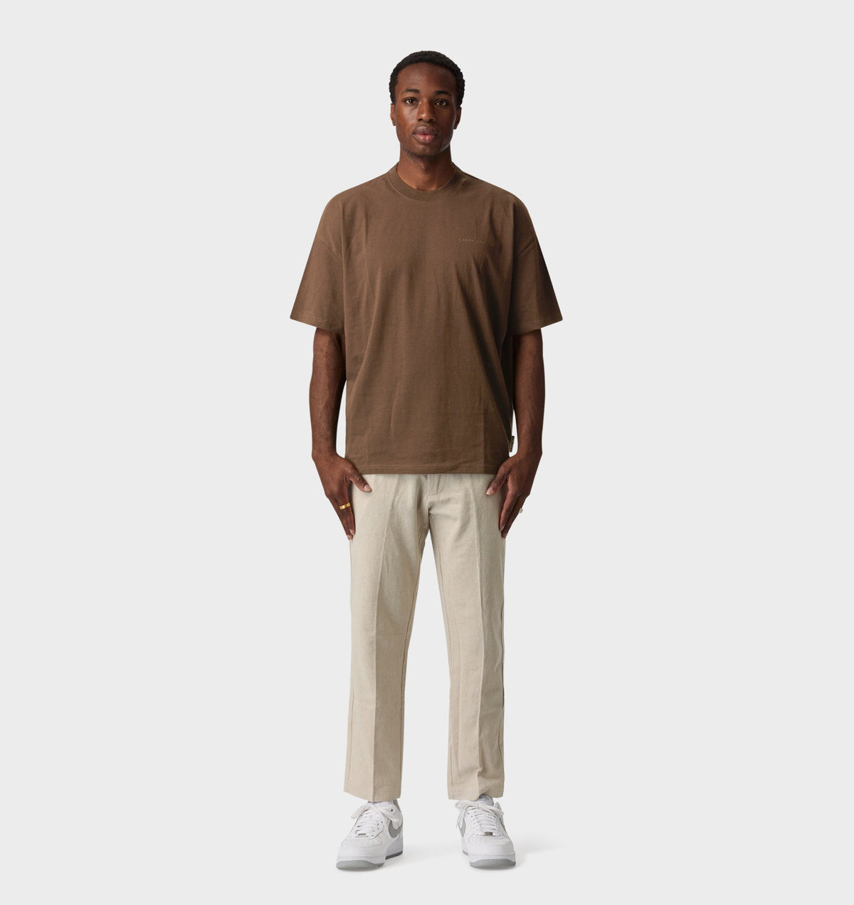 Box Tee 2.0 - Fossil Brown
