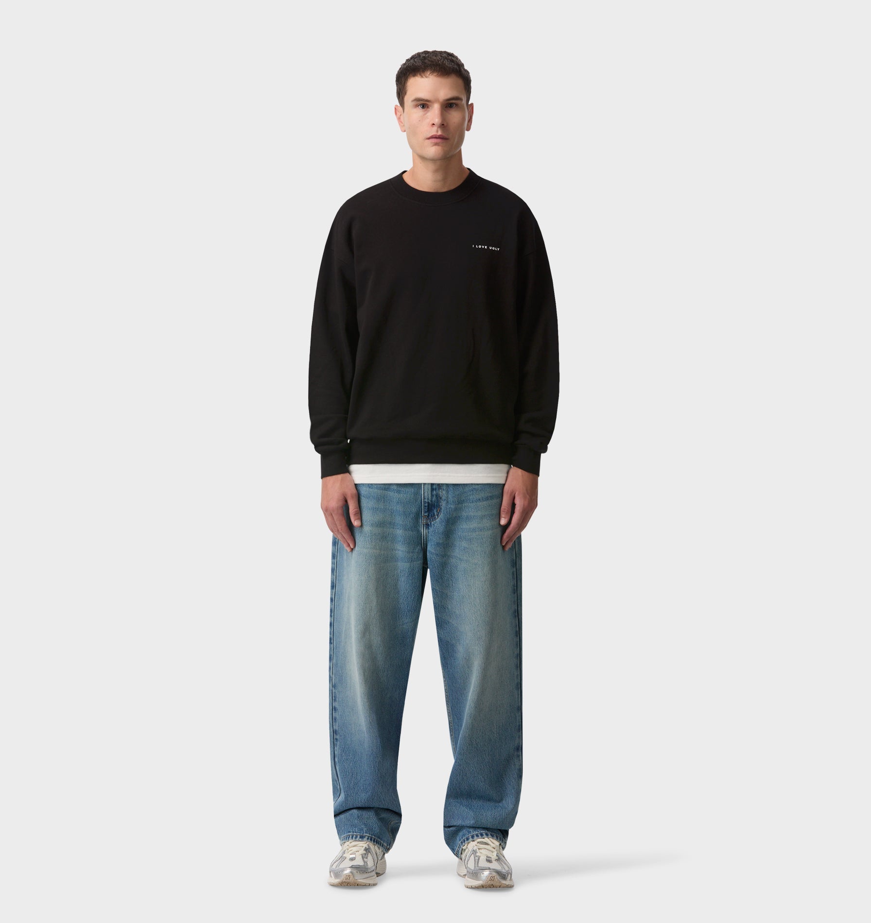 Oversized Crew - Black