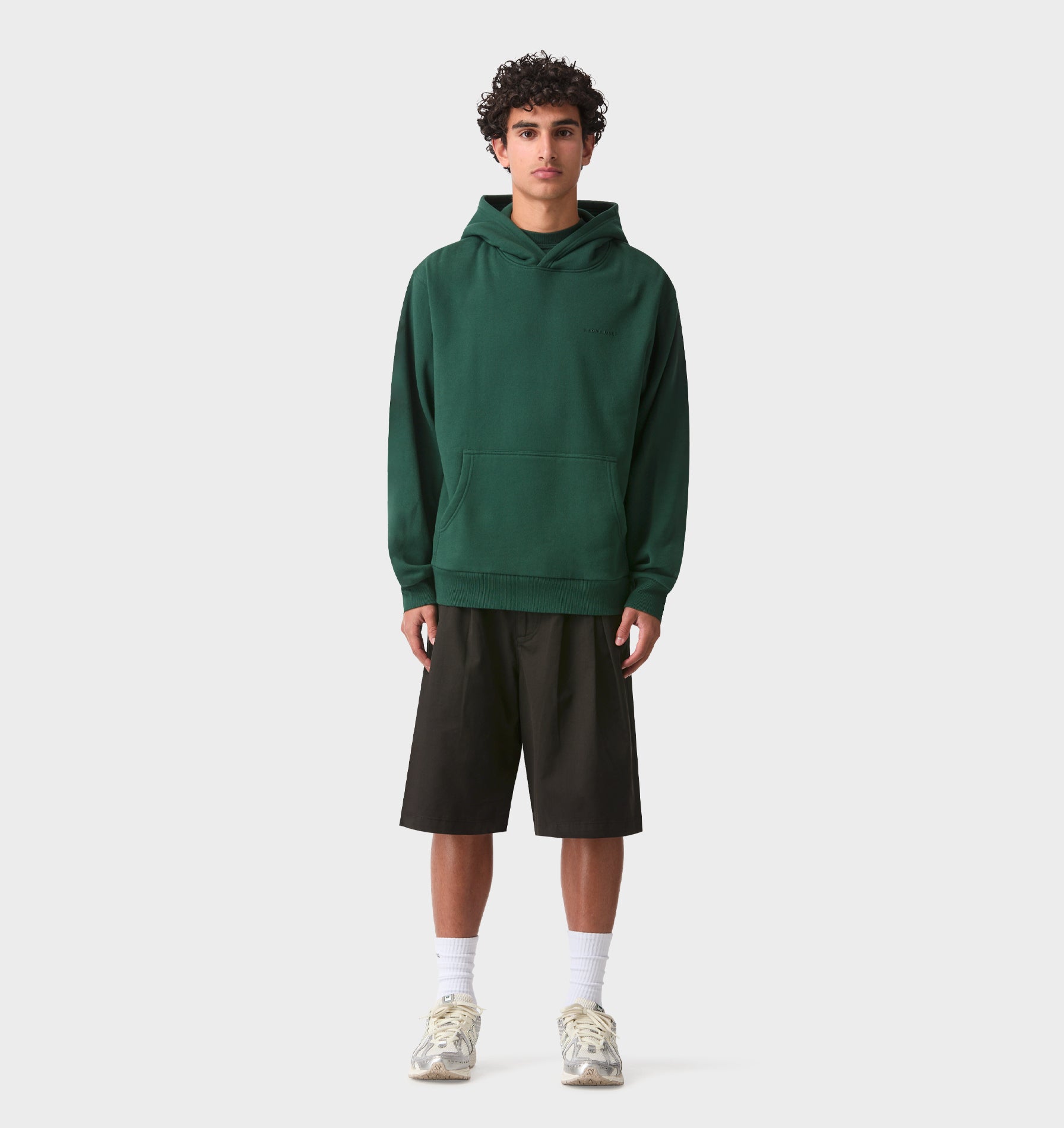 Uniform Logo Hood - Hunter Green